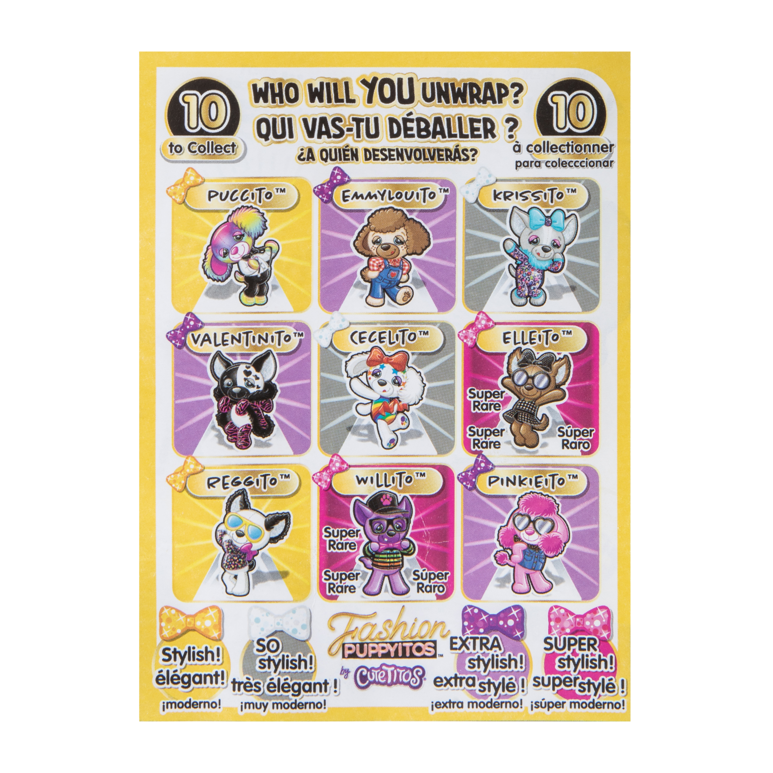 Fashion Puppyitos™ By Cutetitos® Set (Styles May Vary)