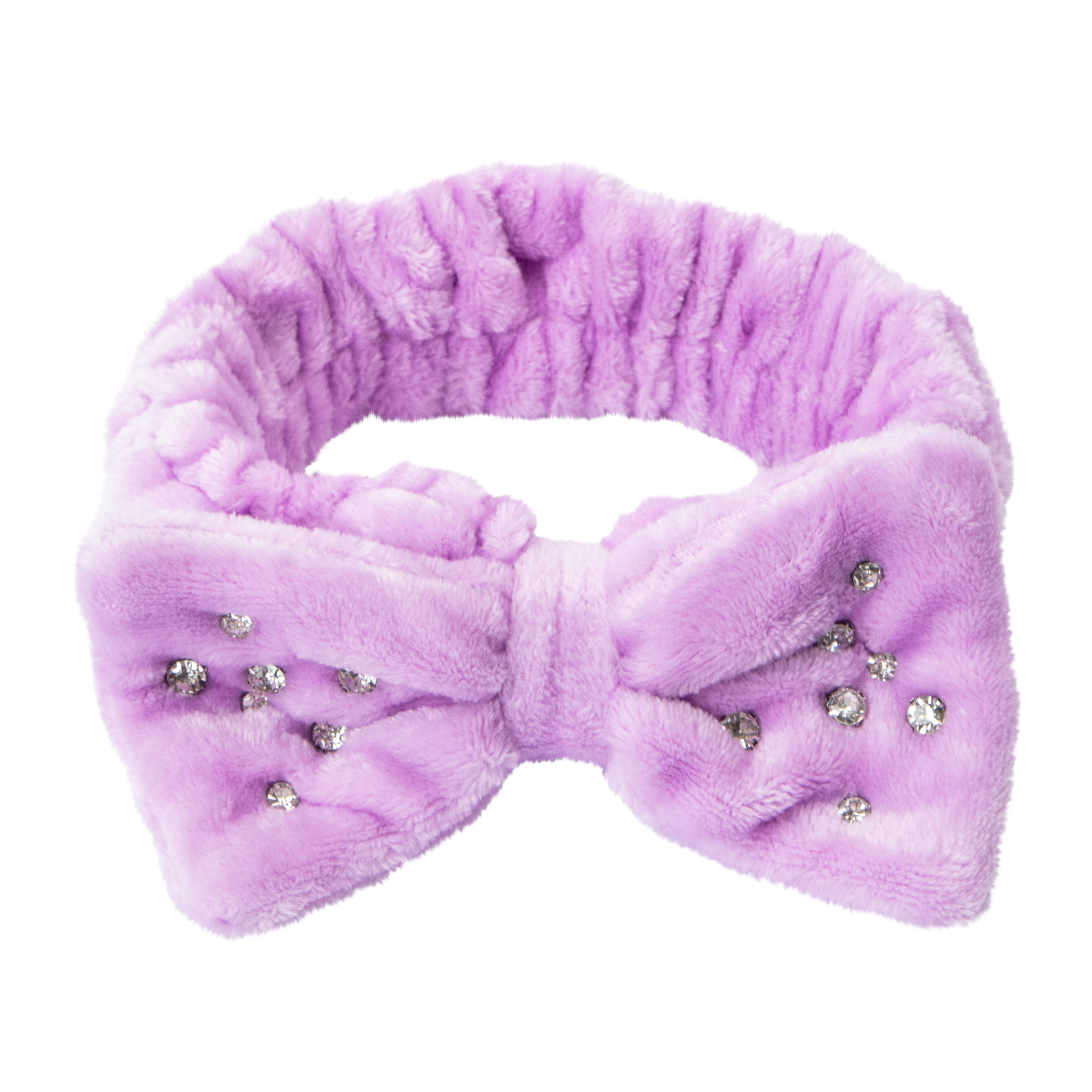 Purple Plush Spa Headband