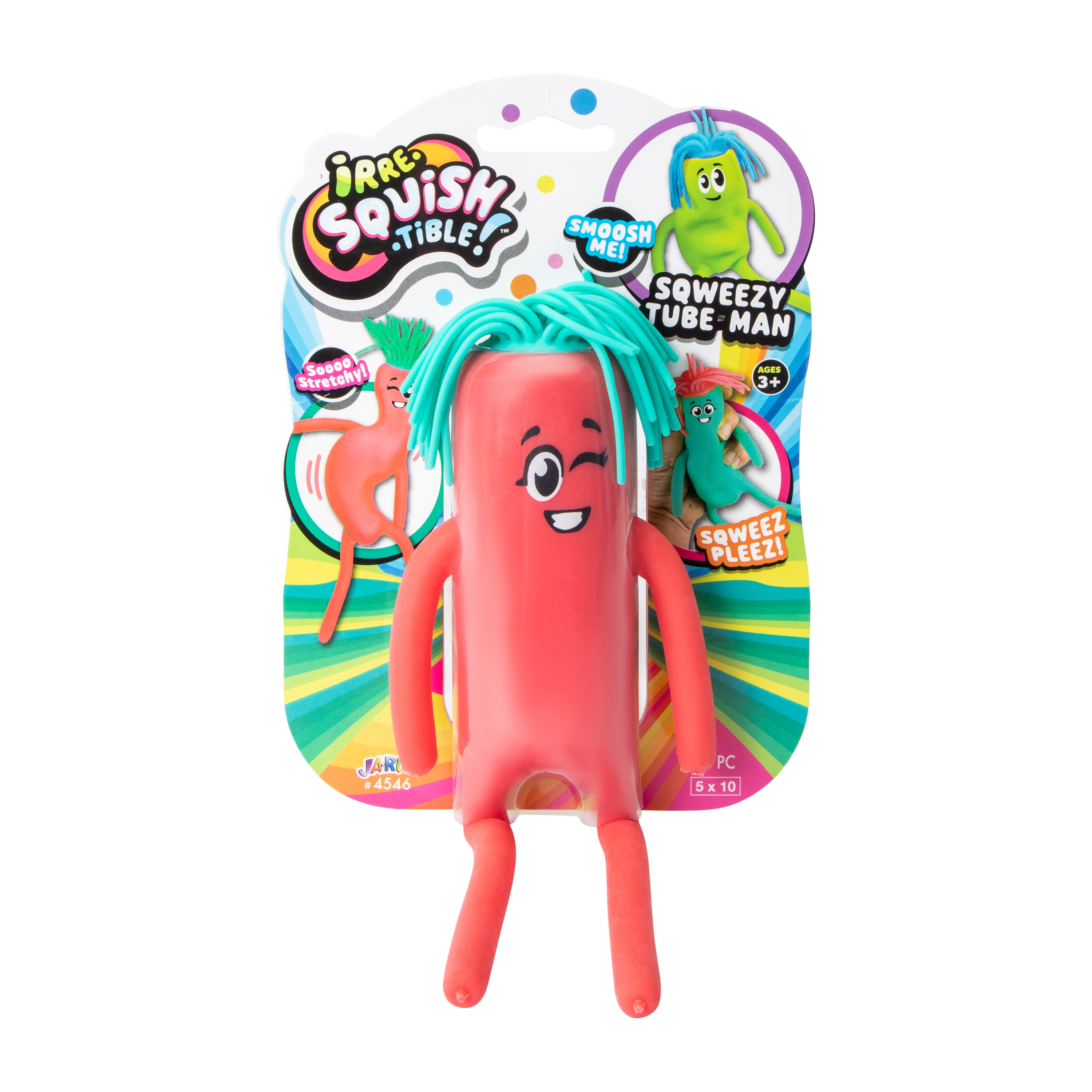 Irre-Squish-tible!™ Sqweezy Tube Man Toy (Styles May Vary