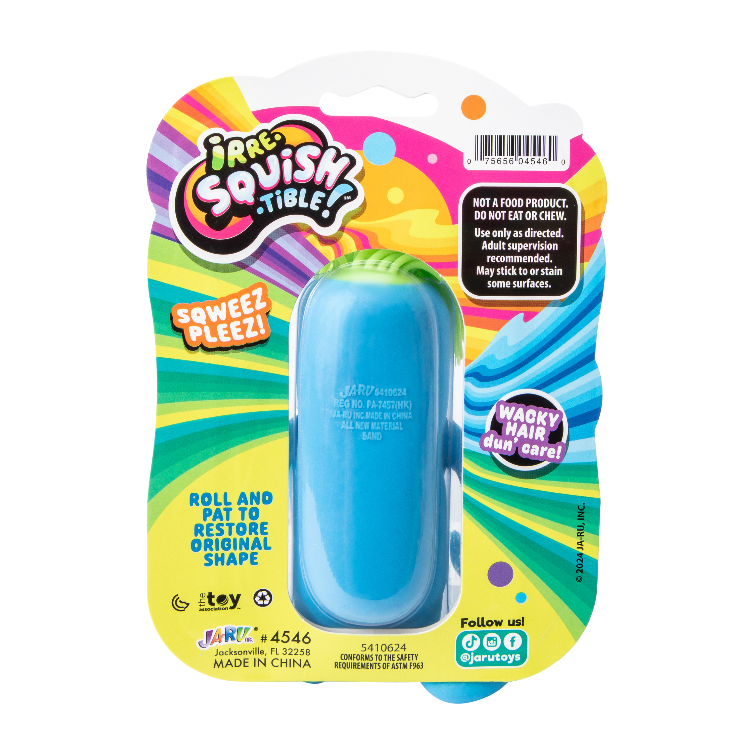 Irre-Squish-tible!™ Sqweezy Tube Man Toy (Styles May Vary)