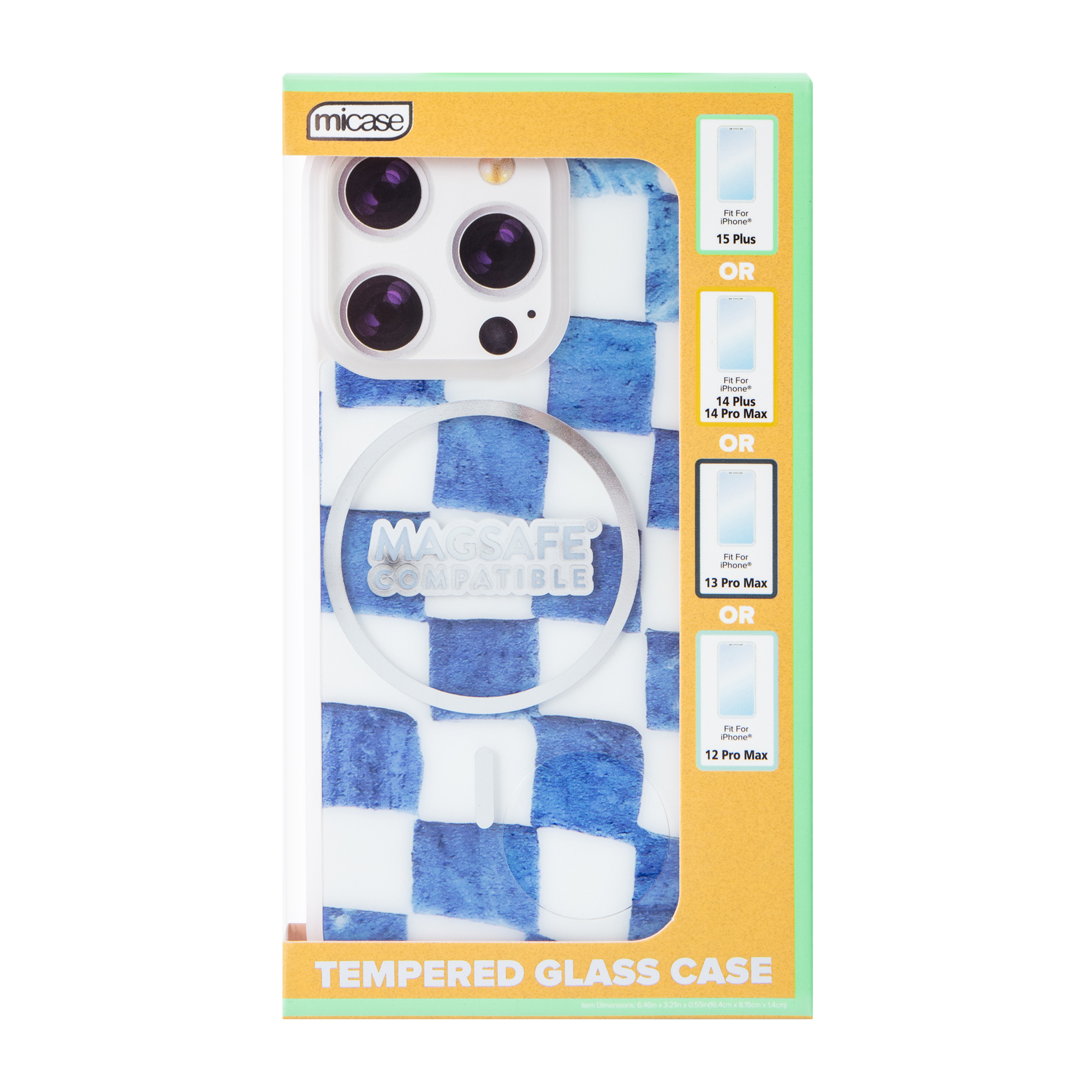 iPhone 15 Plus® Tempered Glass Phone Case