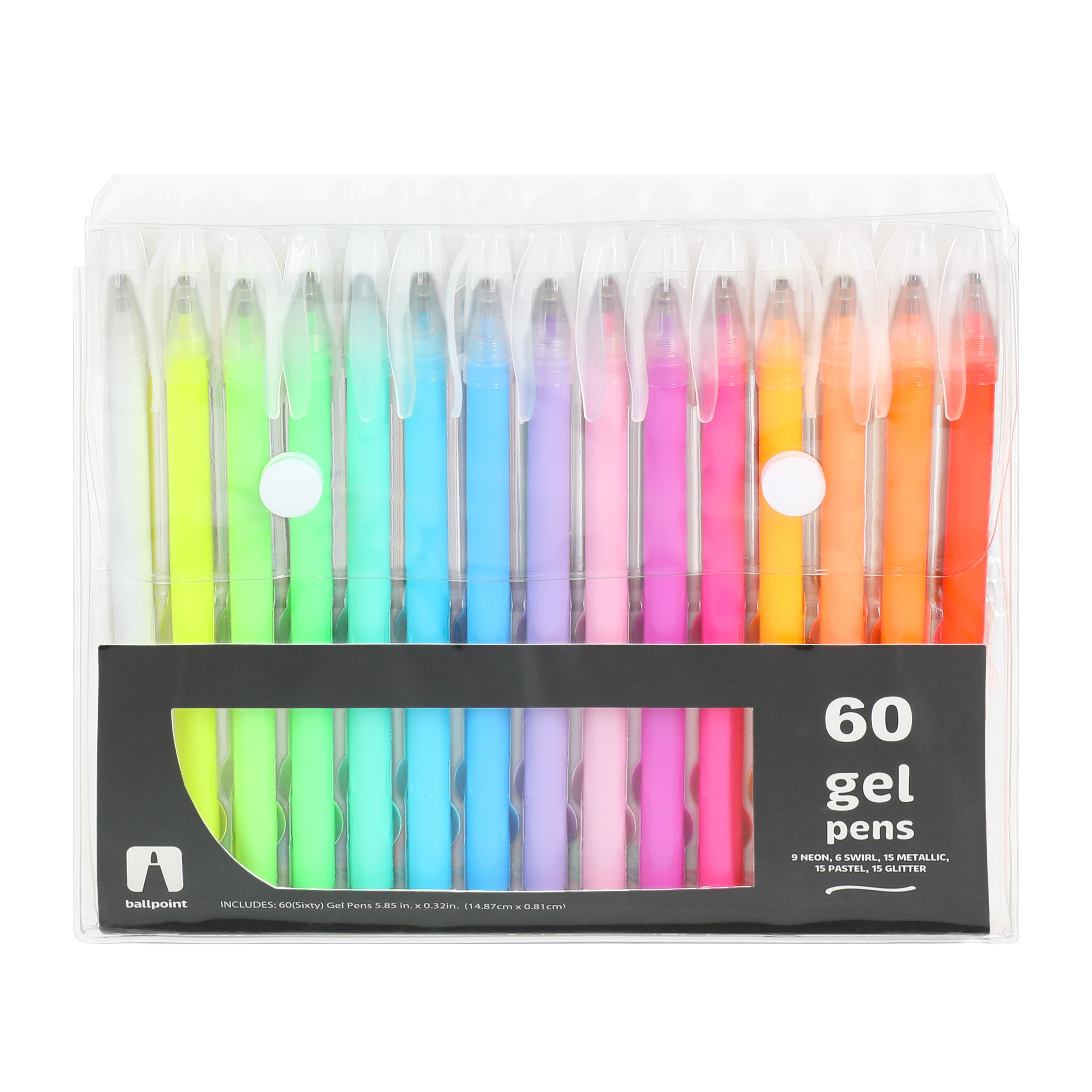 60-Count Gel Pens Set