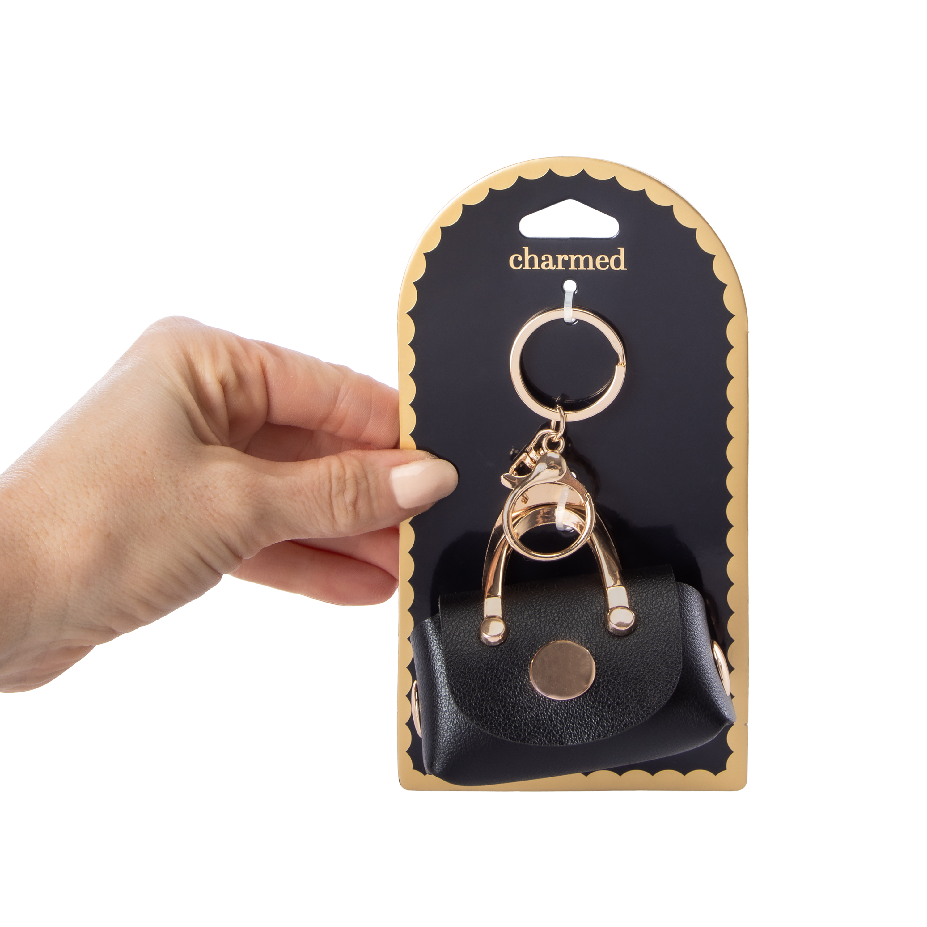 Mini Button Bag Charm