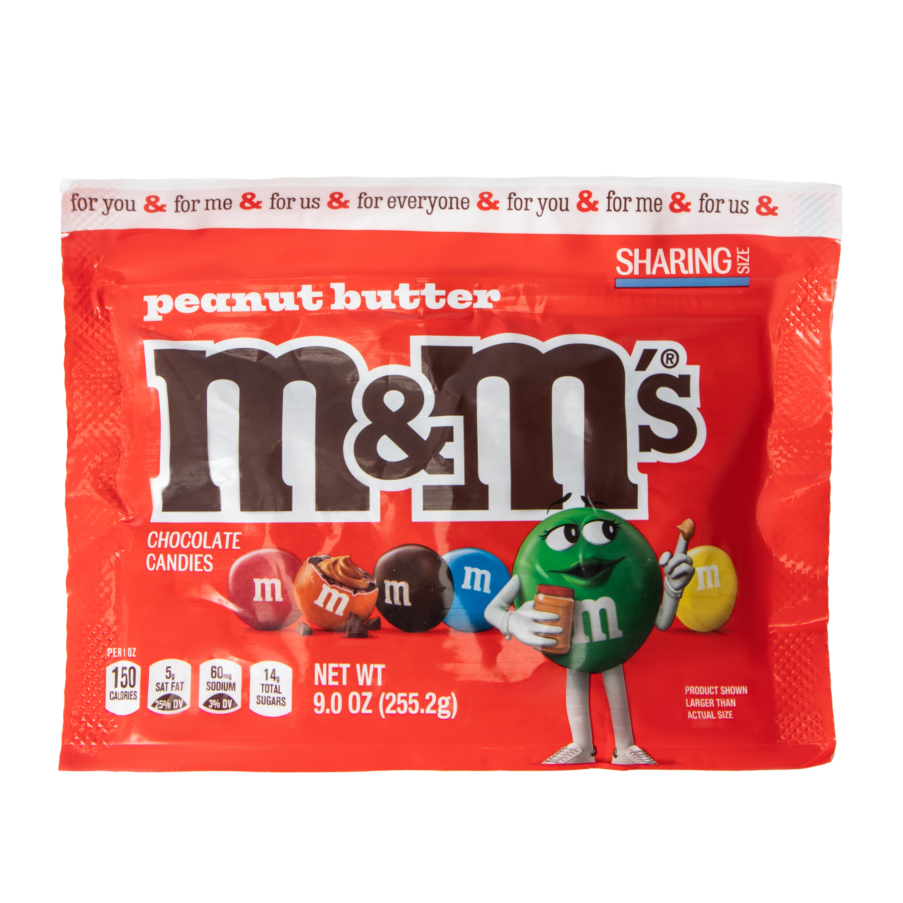 M&M's® Peanut Butter Sharing Size Chocolate Candies 9oz