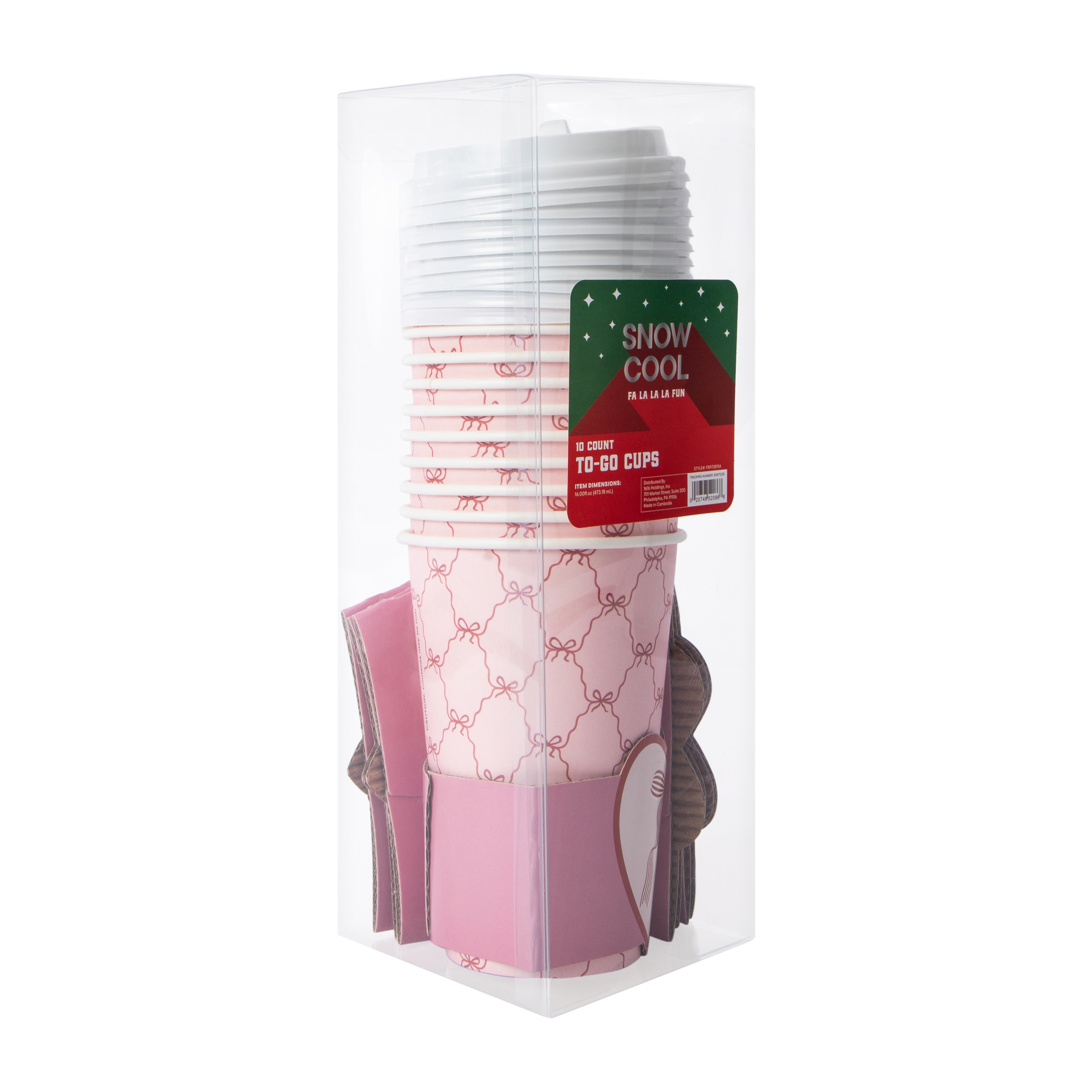 Christmas To-Go Cups 10-Pack