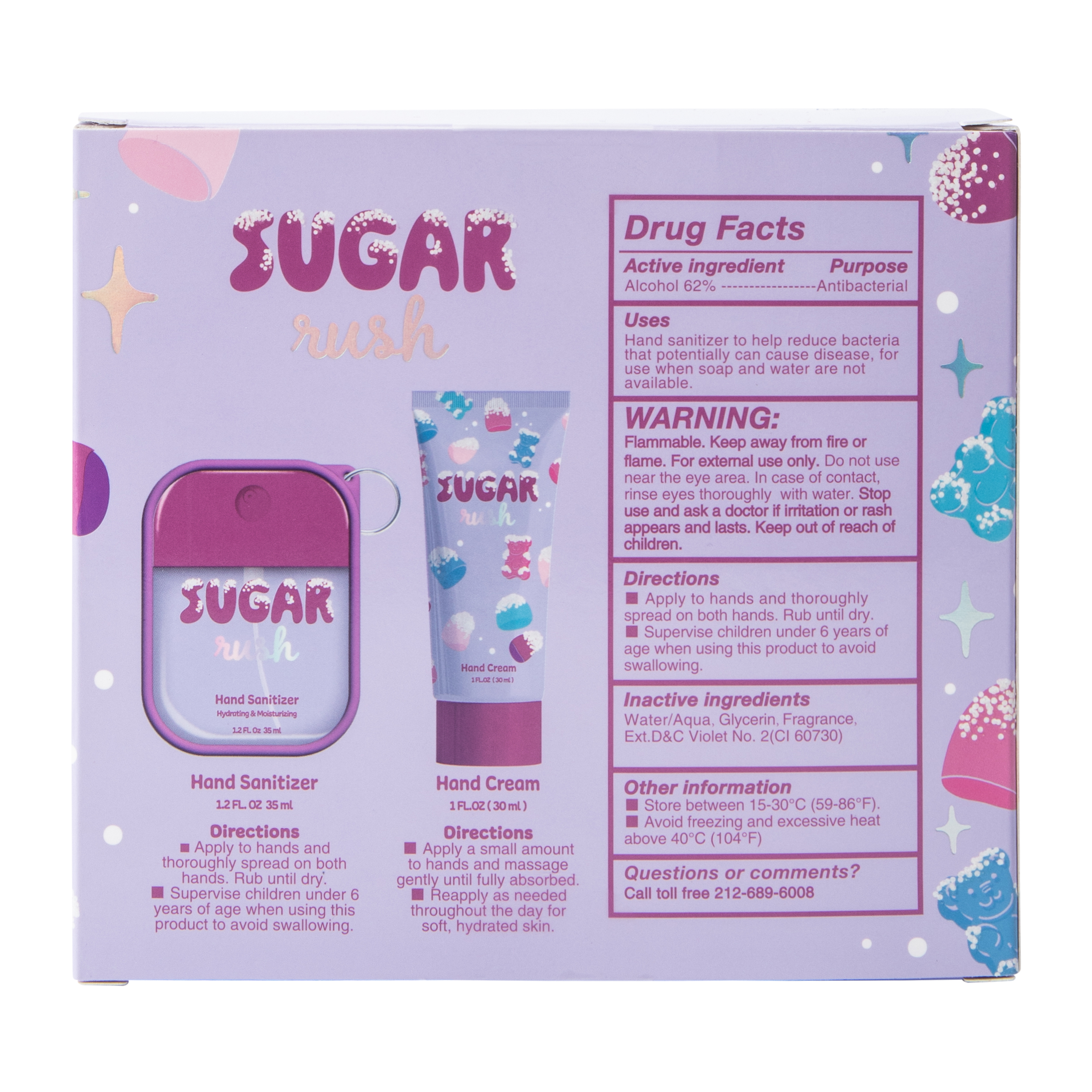 Sugar Rush Hand Sanitizer & Cream Set