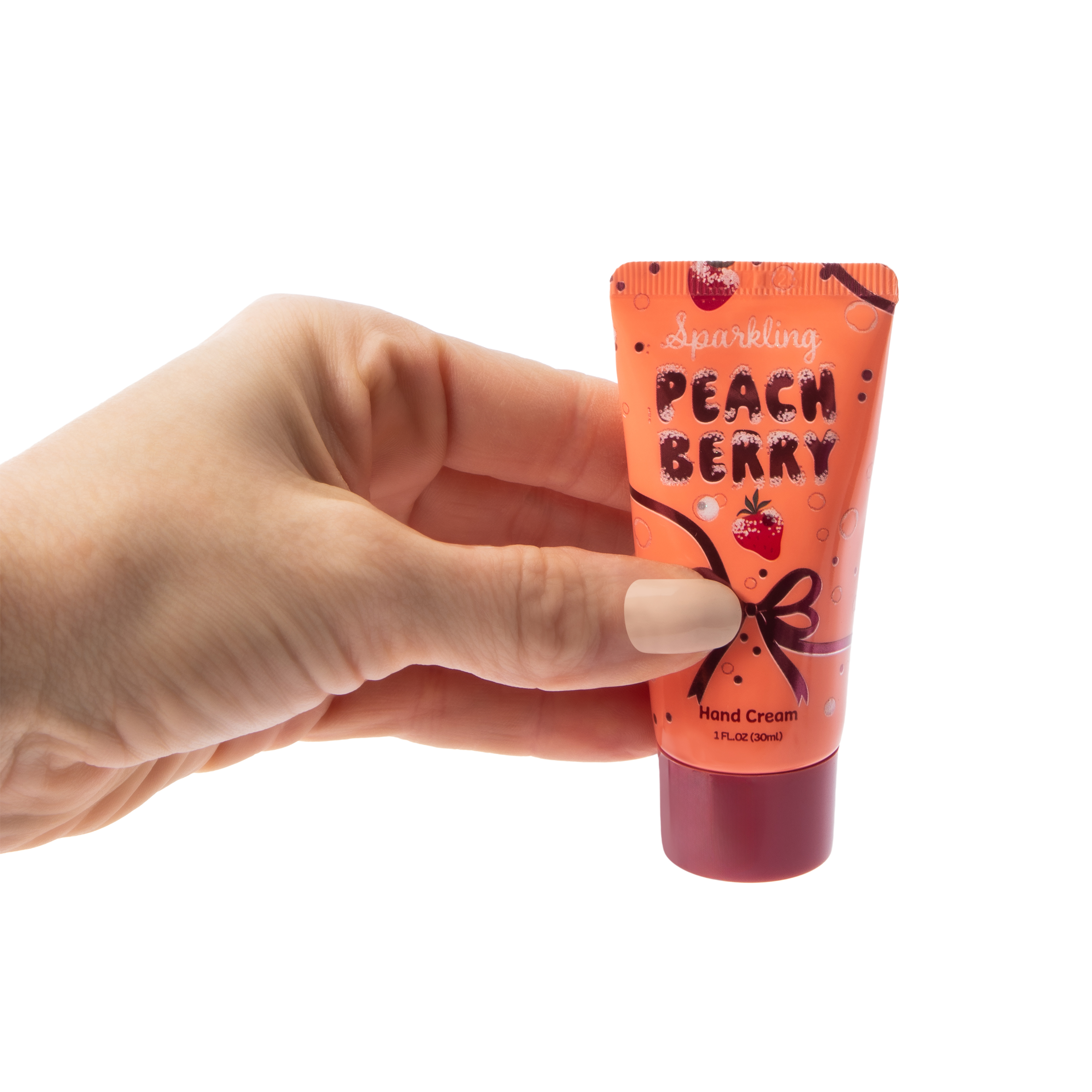 Sparkling Peach Berry Hand Sanitizer & Cream Set