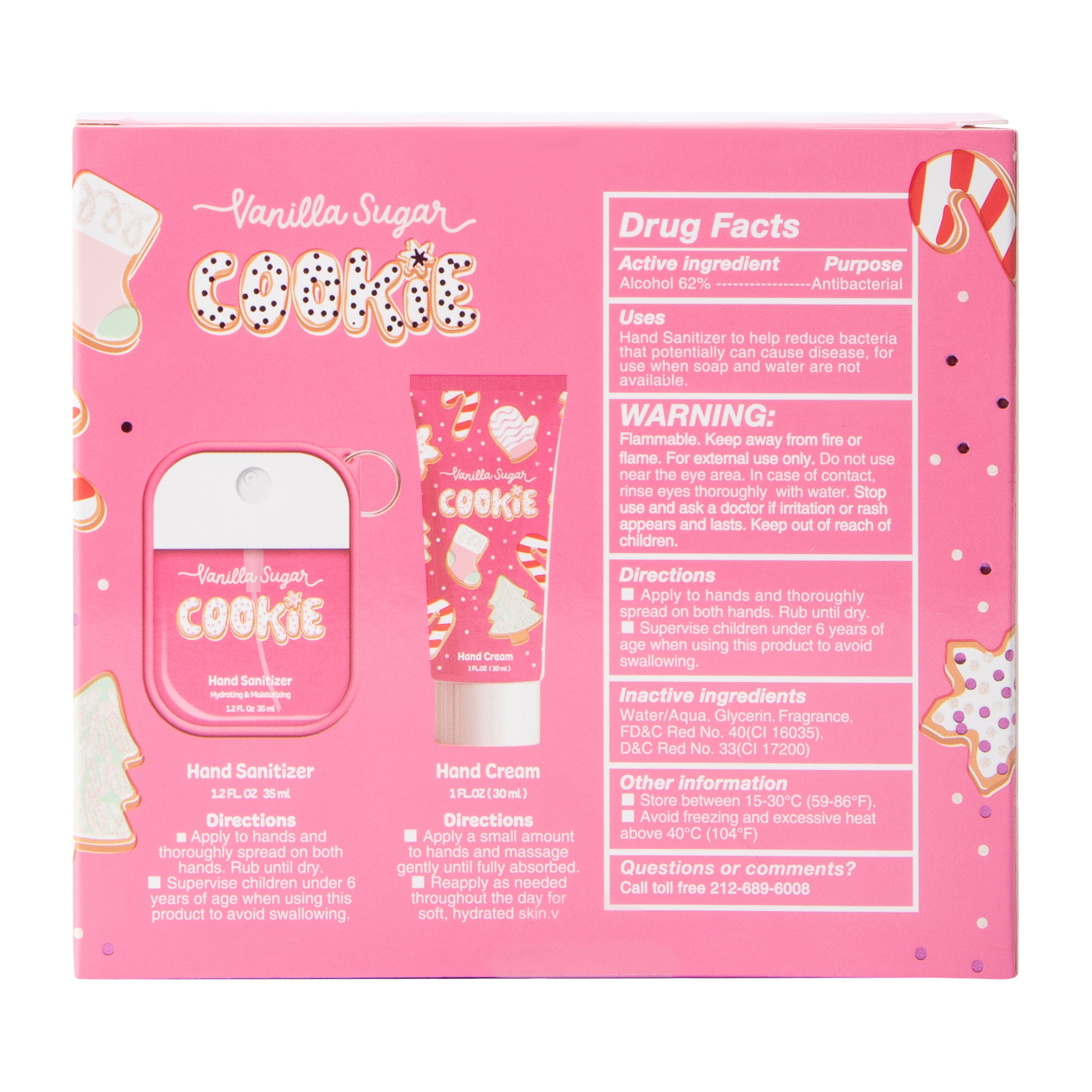 Vanilla Sugar Cookie Hand Sanitizer & Cream Set