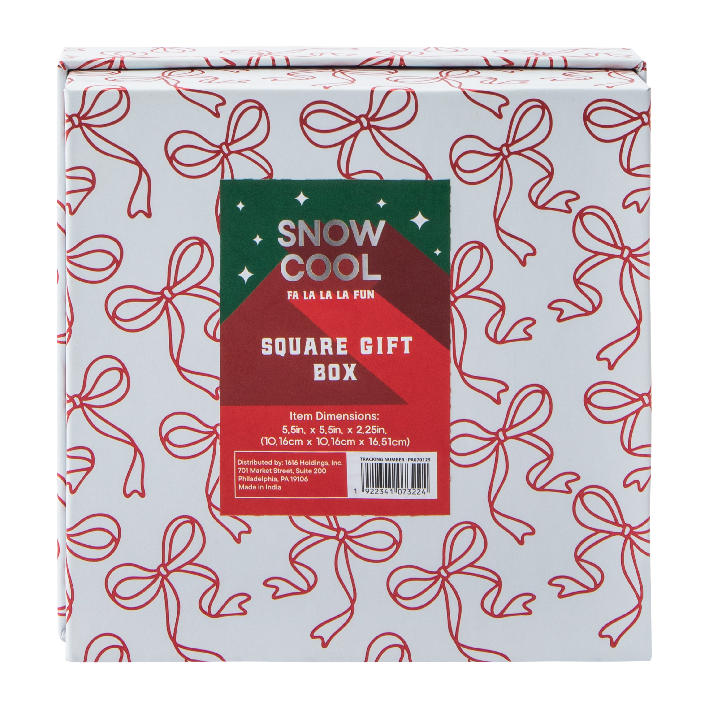 Christmas Square Gift Box