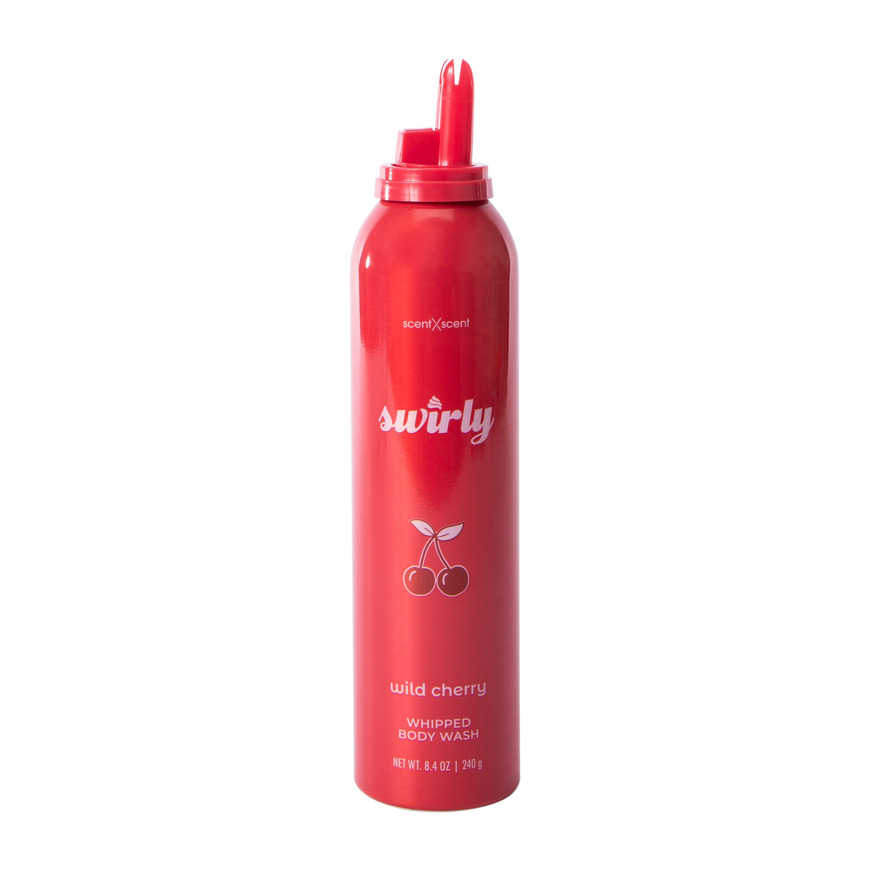 ScentXScent Swirly Wild Cherry Whipped Body Wash 8.4oz