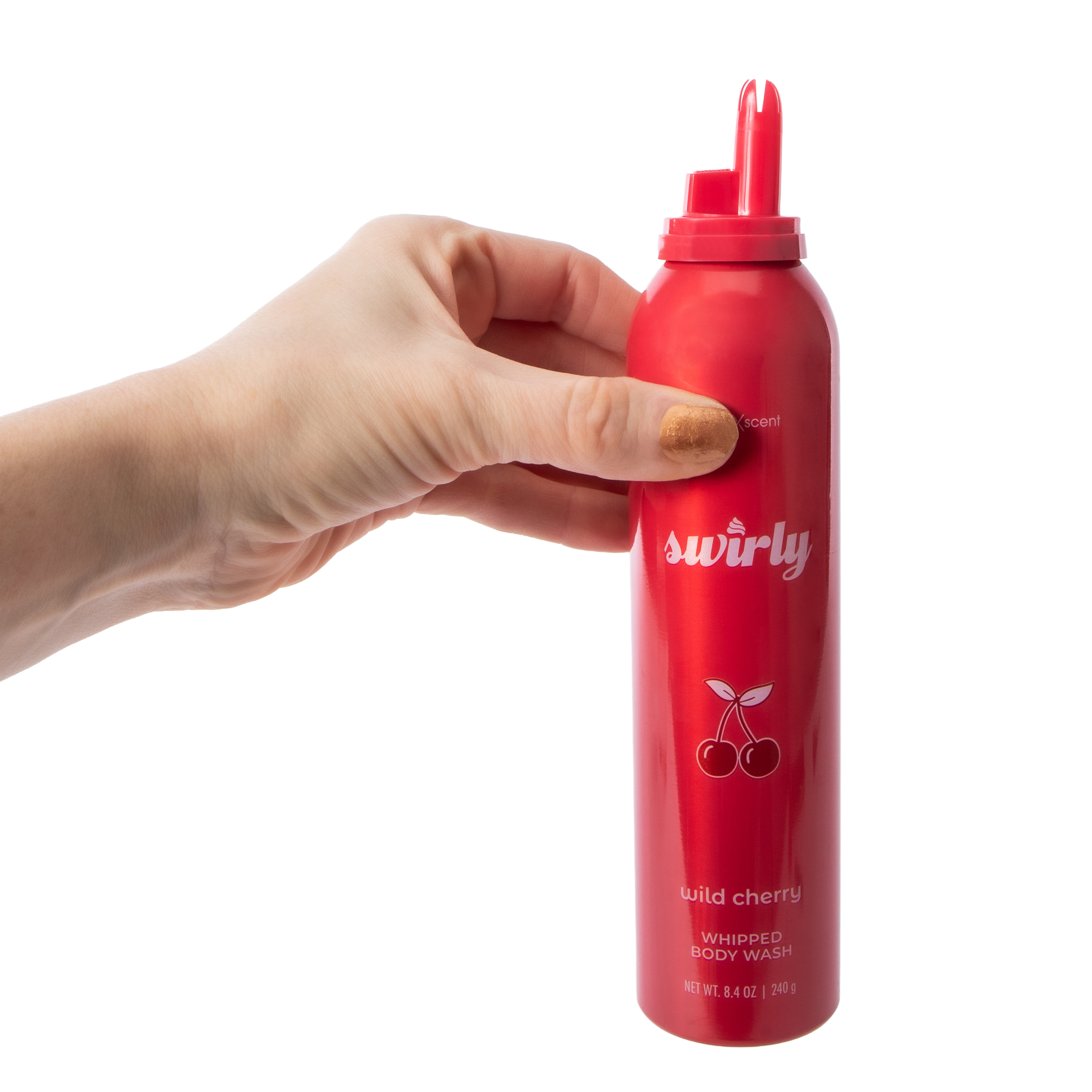 ScentXScent Swirly Wild Cherry Whipped Body Wash 8.4oz