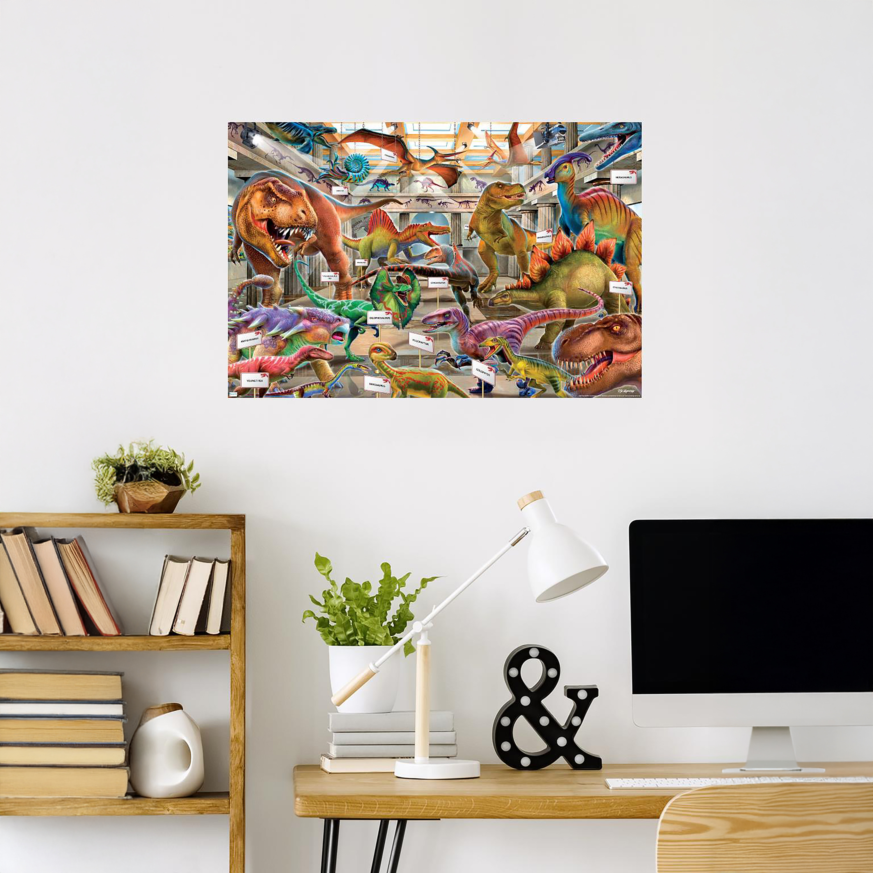 Dinosaurs By PD Moreno Poster