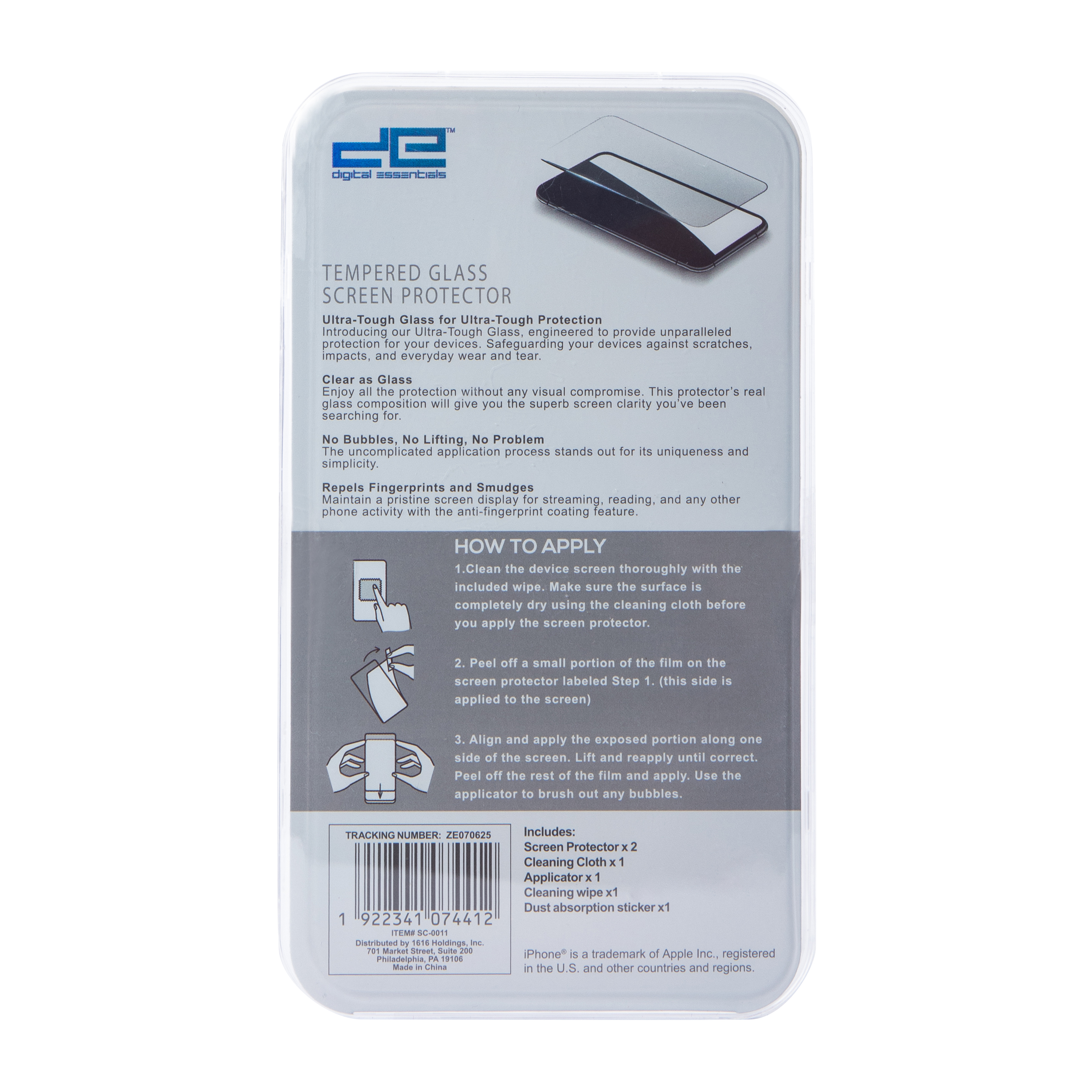 iPhone 17® Tempered Glass Screen Protector