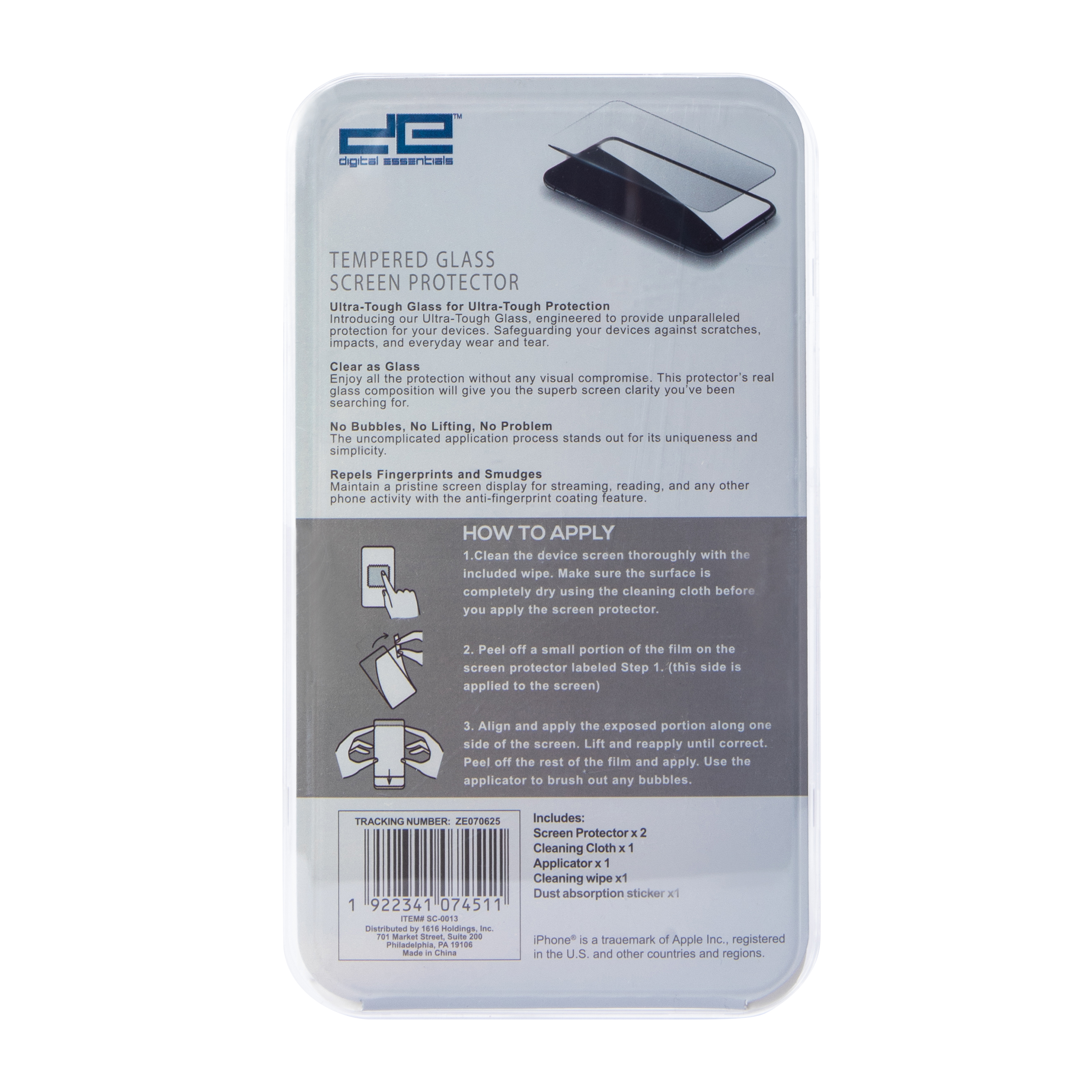 iPhone 17 Pro Max® Tempered Glass Screen Protector