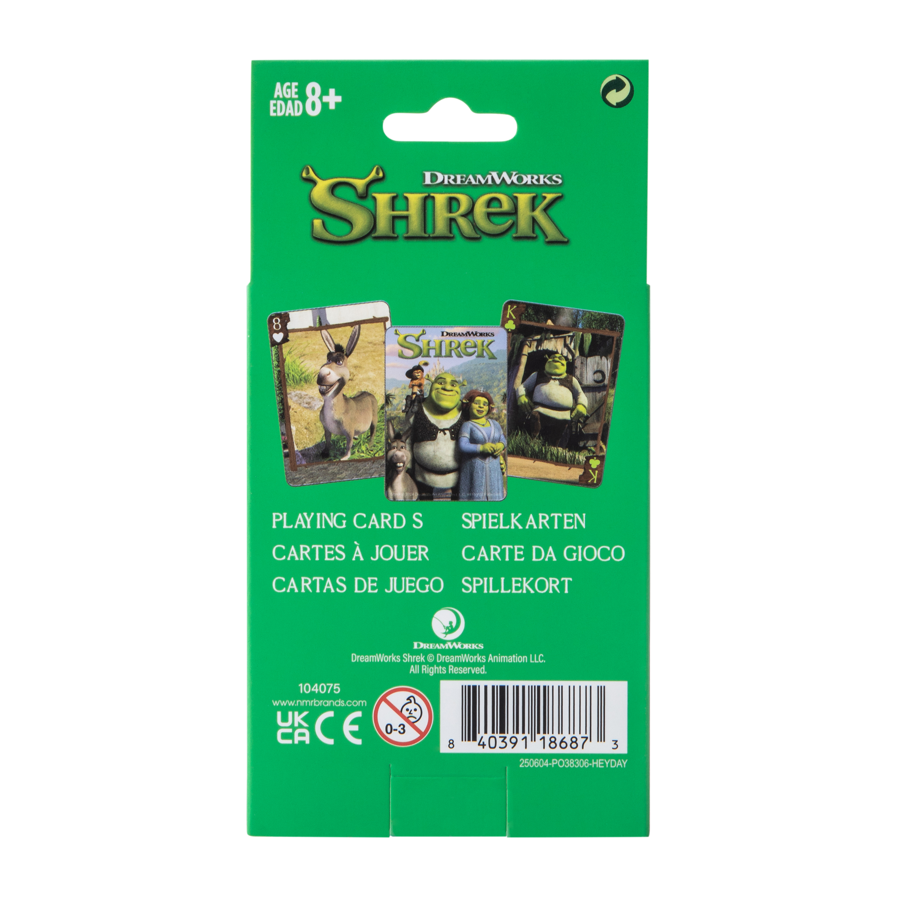 DreamWorks Shrek Playing Cards