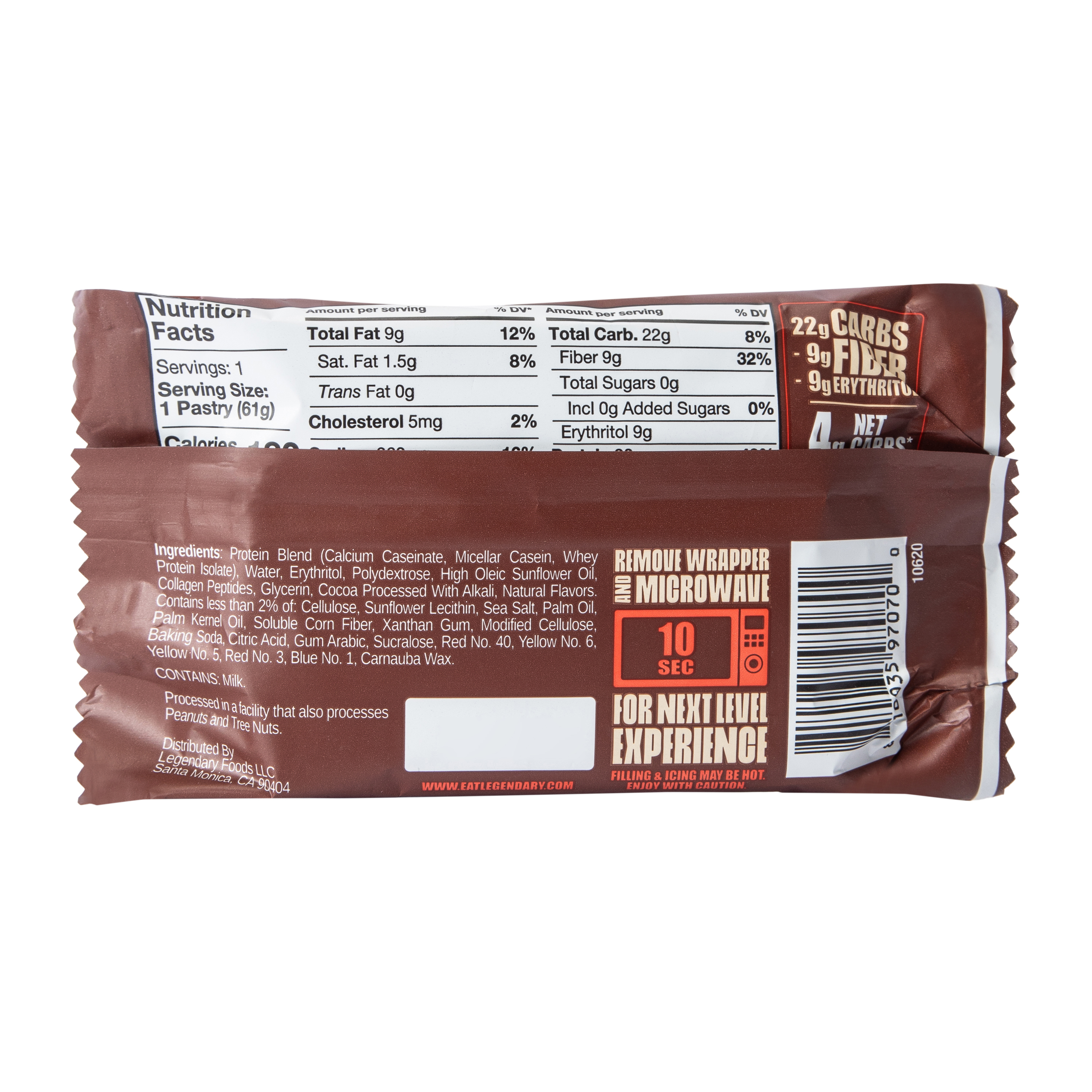 Legendary Foods™ Chocolate Flavored Protein Pastry 2.2oz