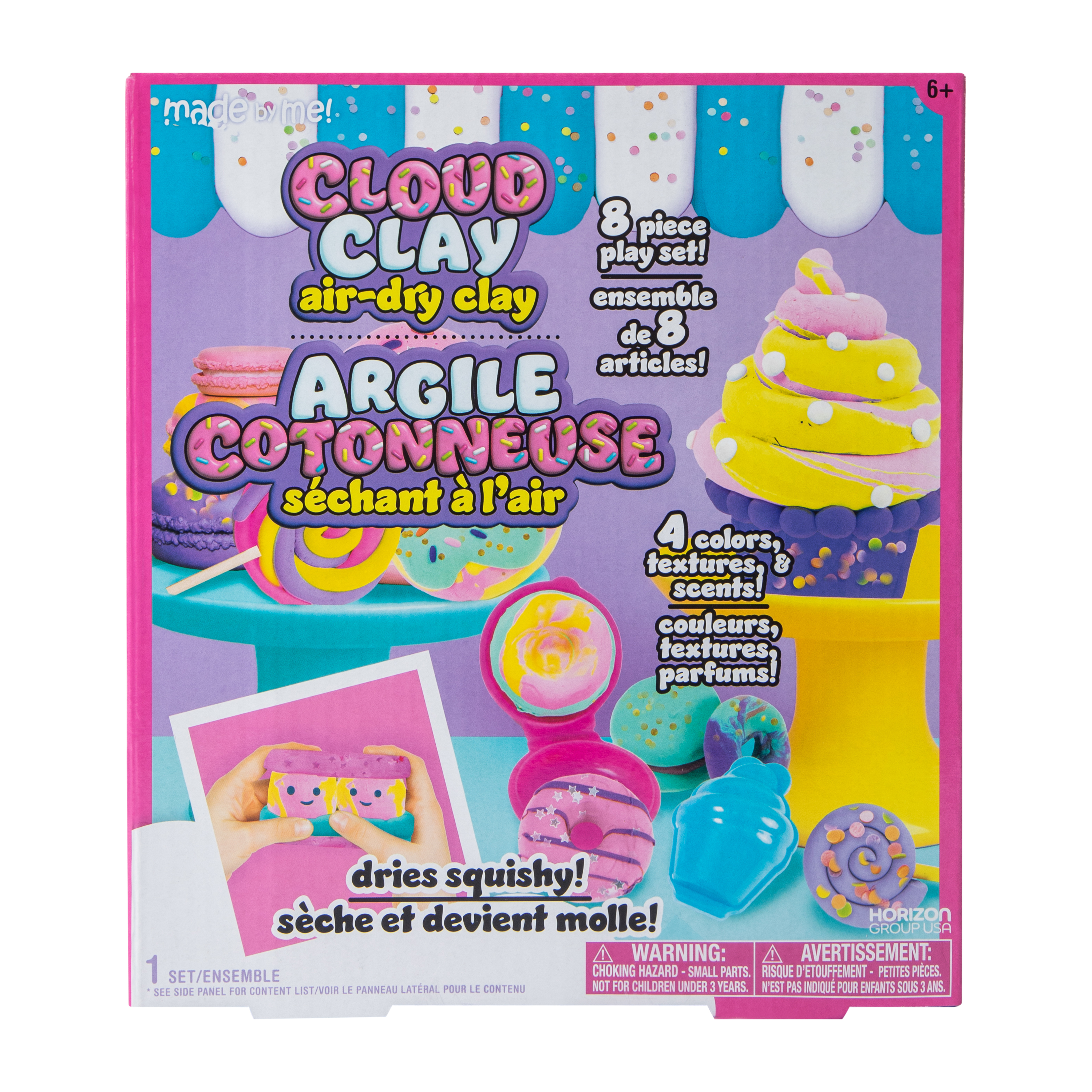 Made By Me® Cloud Clay Air-Dry Clay Play Set 8-Pc
