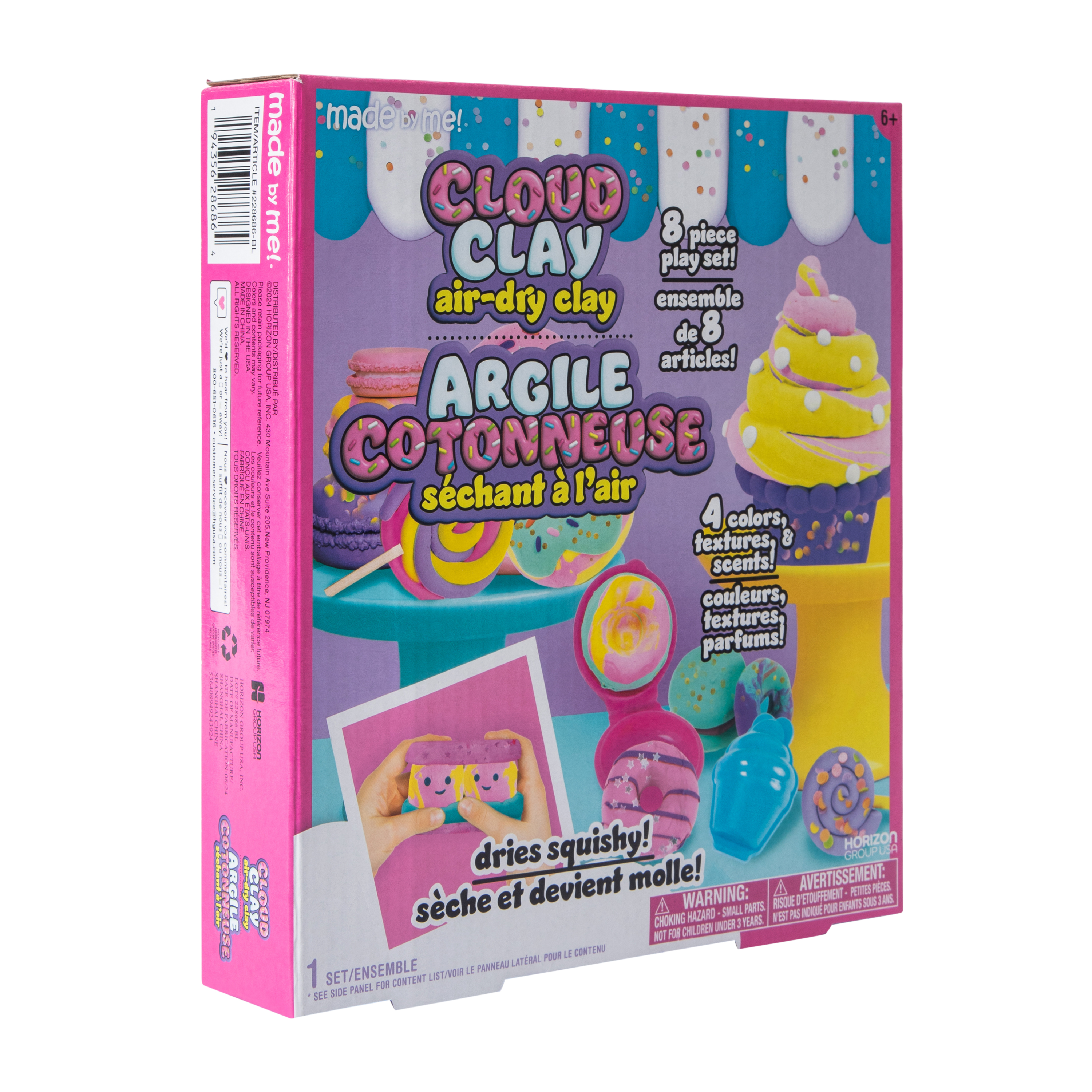 Made By Me® Cloud Clay Air-Dry Clay Play Set 8-Pc