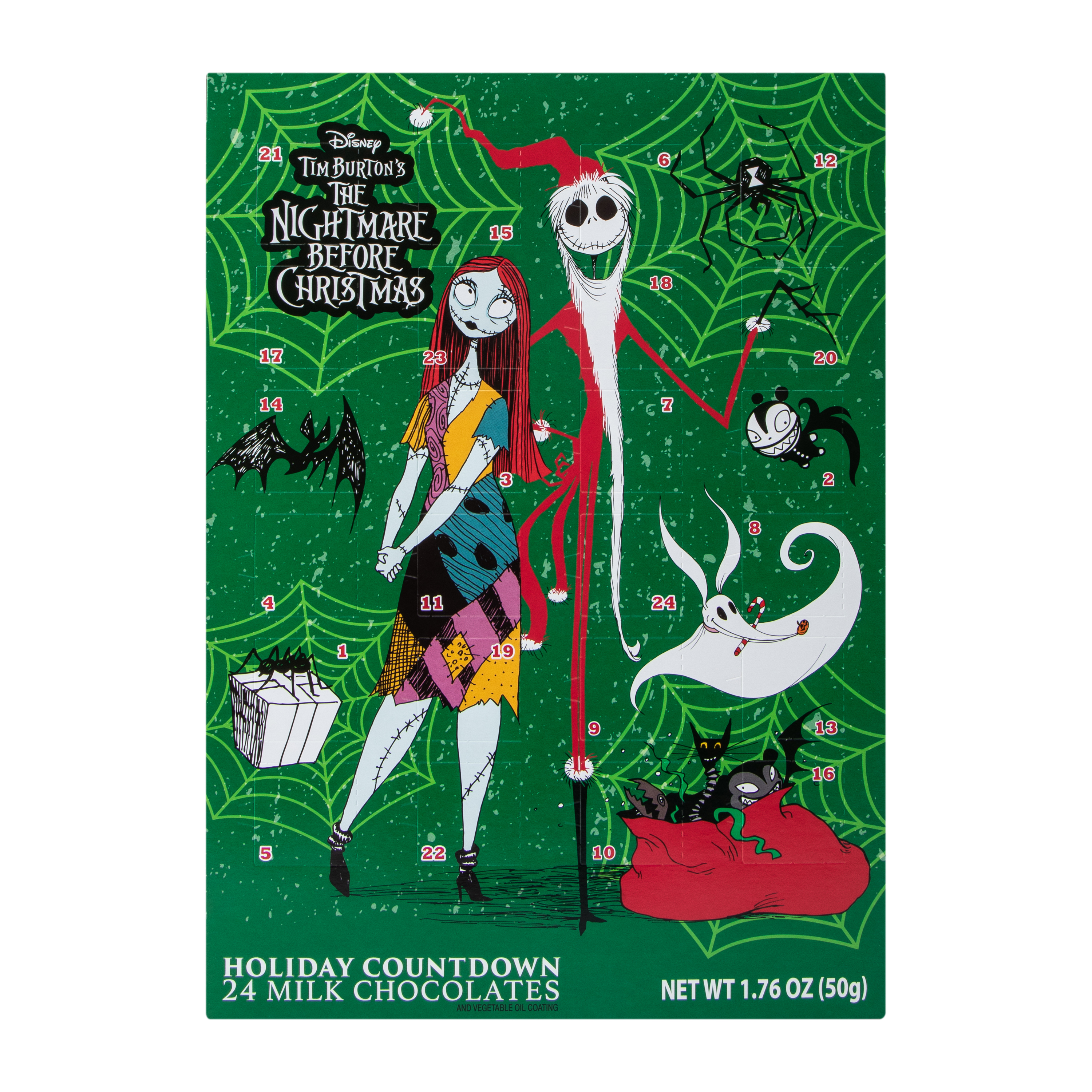 Disney Tim Burton's The Nightmare Before Christmas Holiday Countdown 24-Count 1.76oz