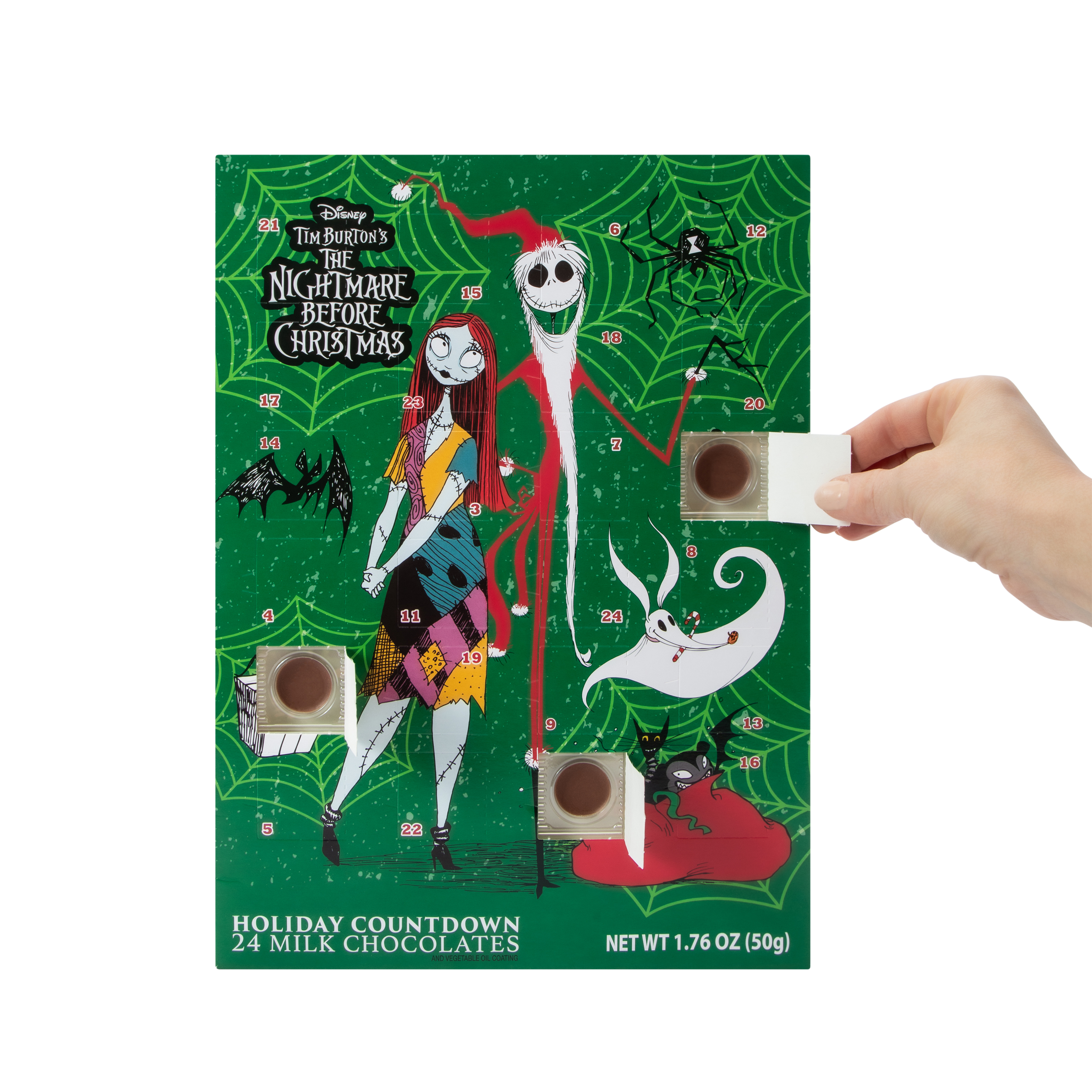 Disney Tim Burton's The Nightmare Before Christmas Holiday Countdown 24-Count 1.76oz