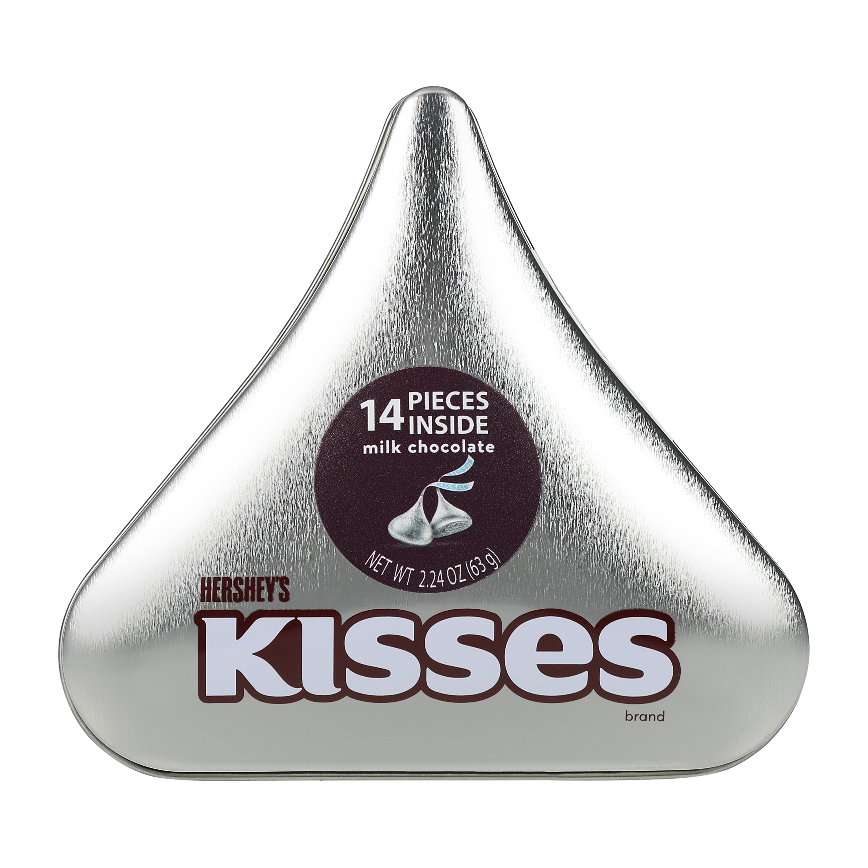 Hershey's Kisses Milk Chocolate Tin 2.2oz