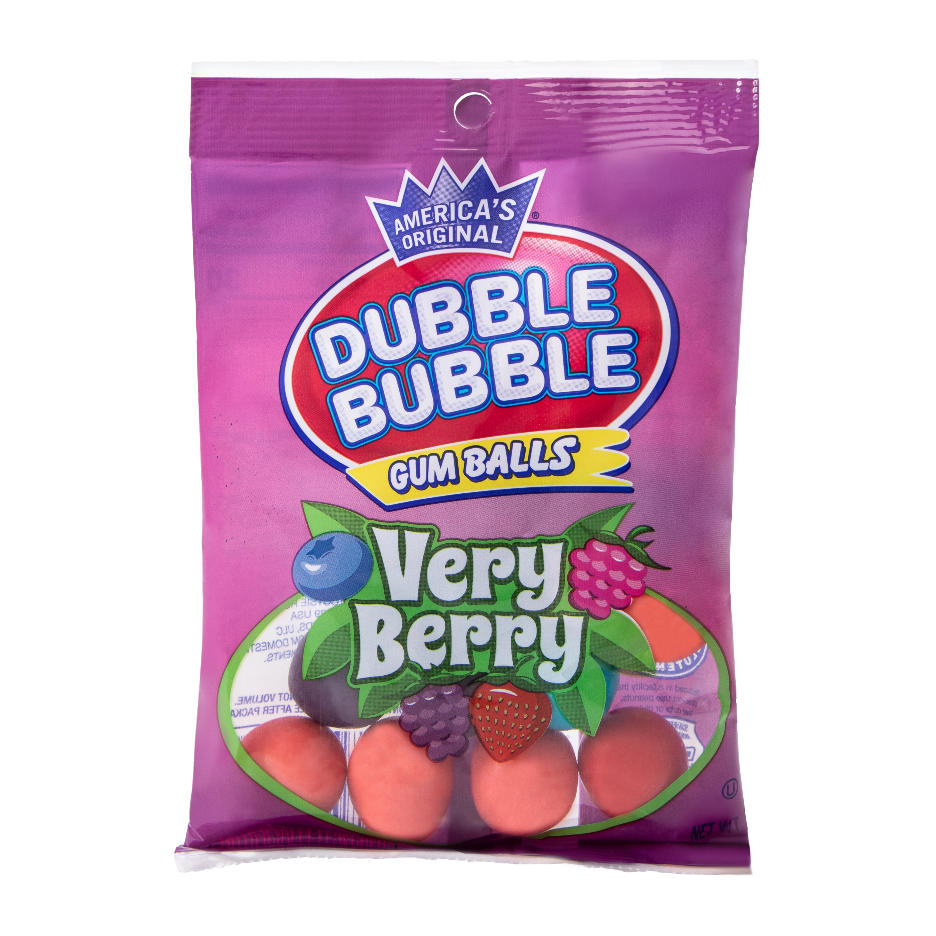 Dubble Bubble® Very Berry Gumballs 3.3oz