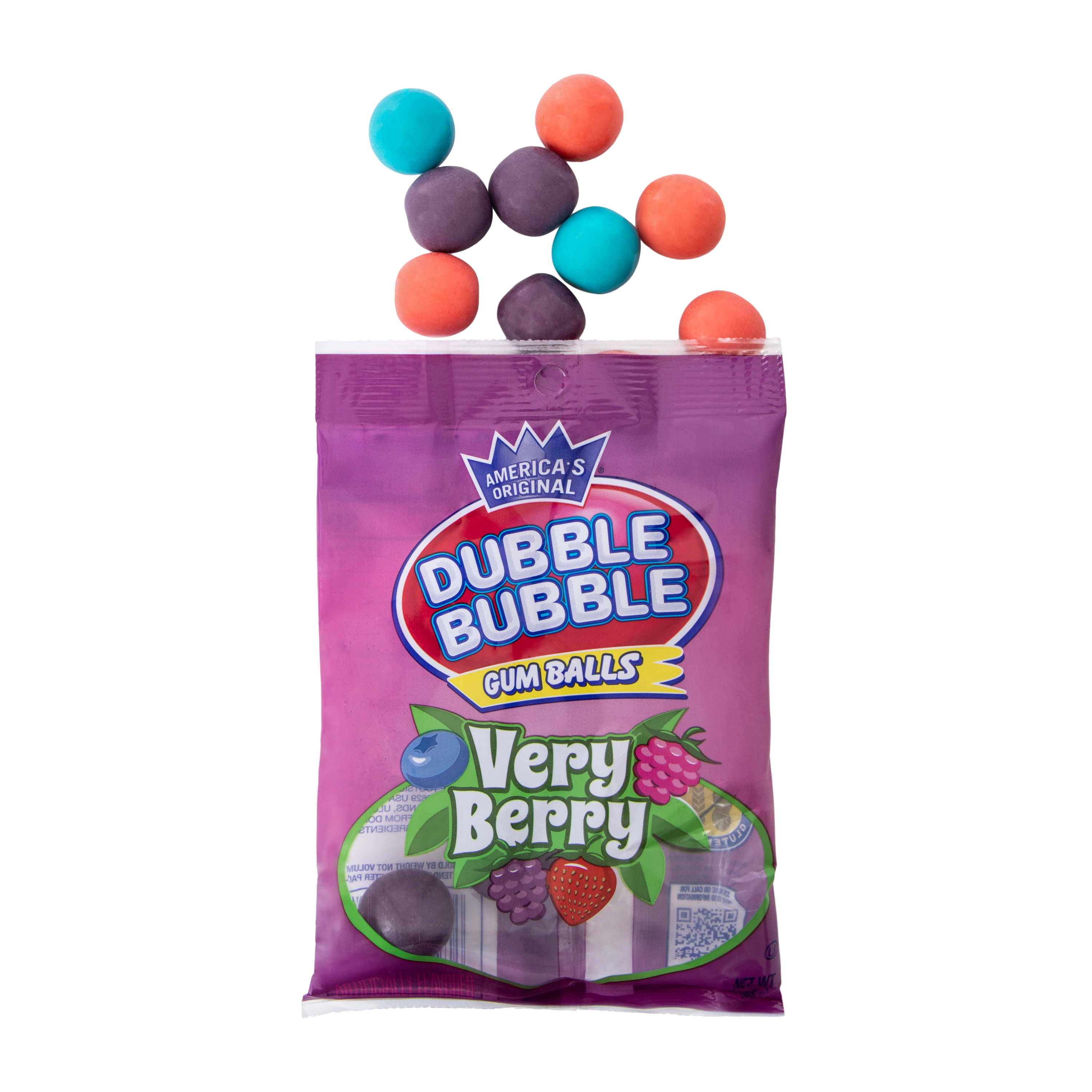 Dubble Bubble® Very Berry Gumballs 3.3oz