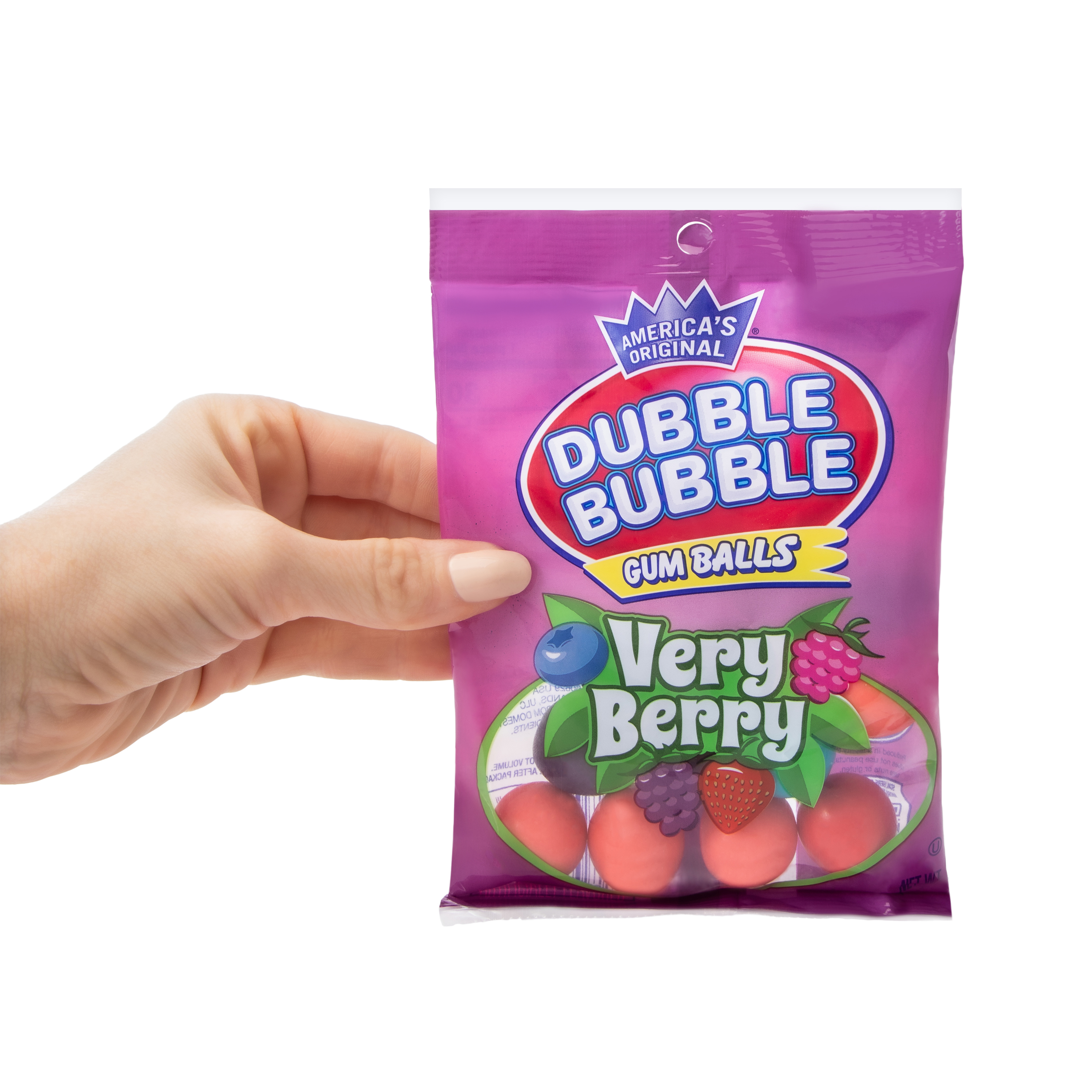 Dubble Bubble® Very Berry Gumballs 3.3oz