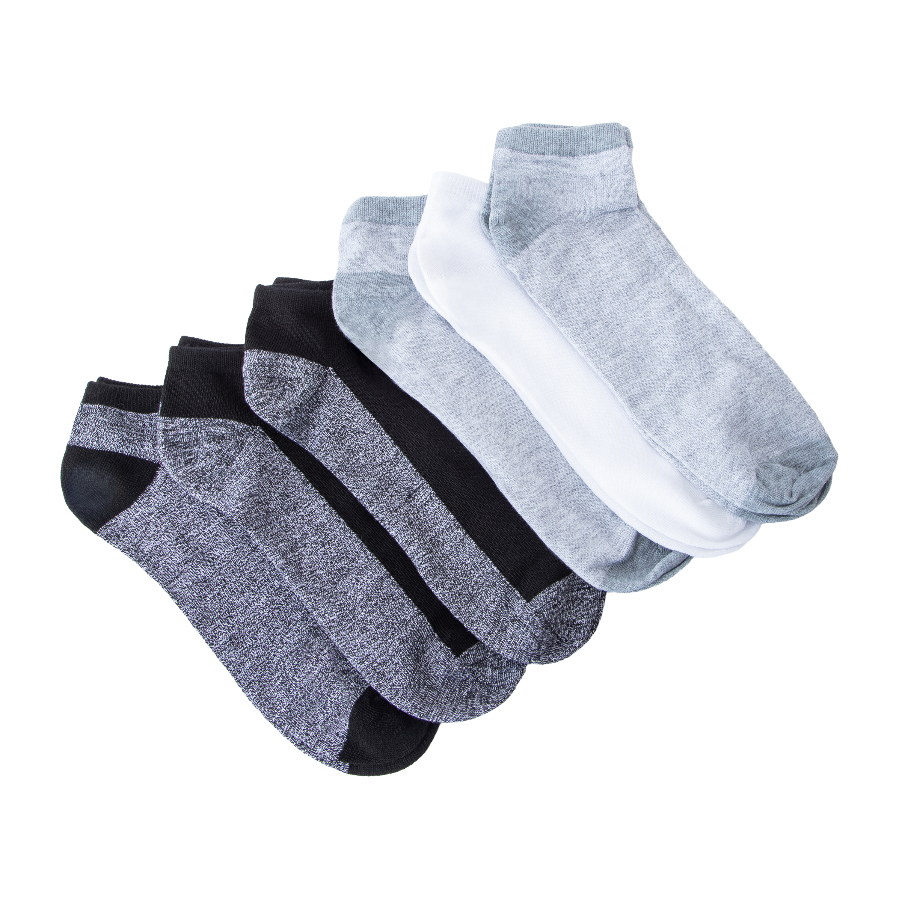 Young Mens Clear Creek® No Show Socks 6-Pairs (Styles May Vary)