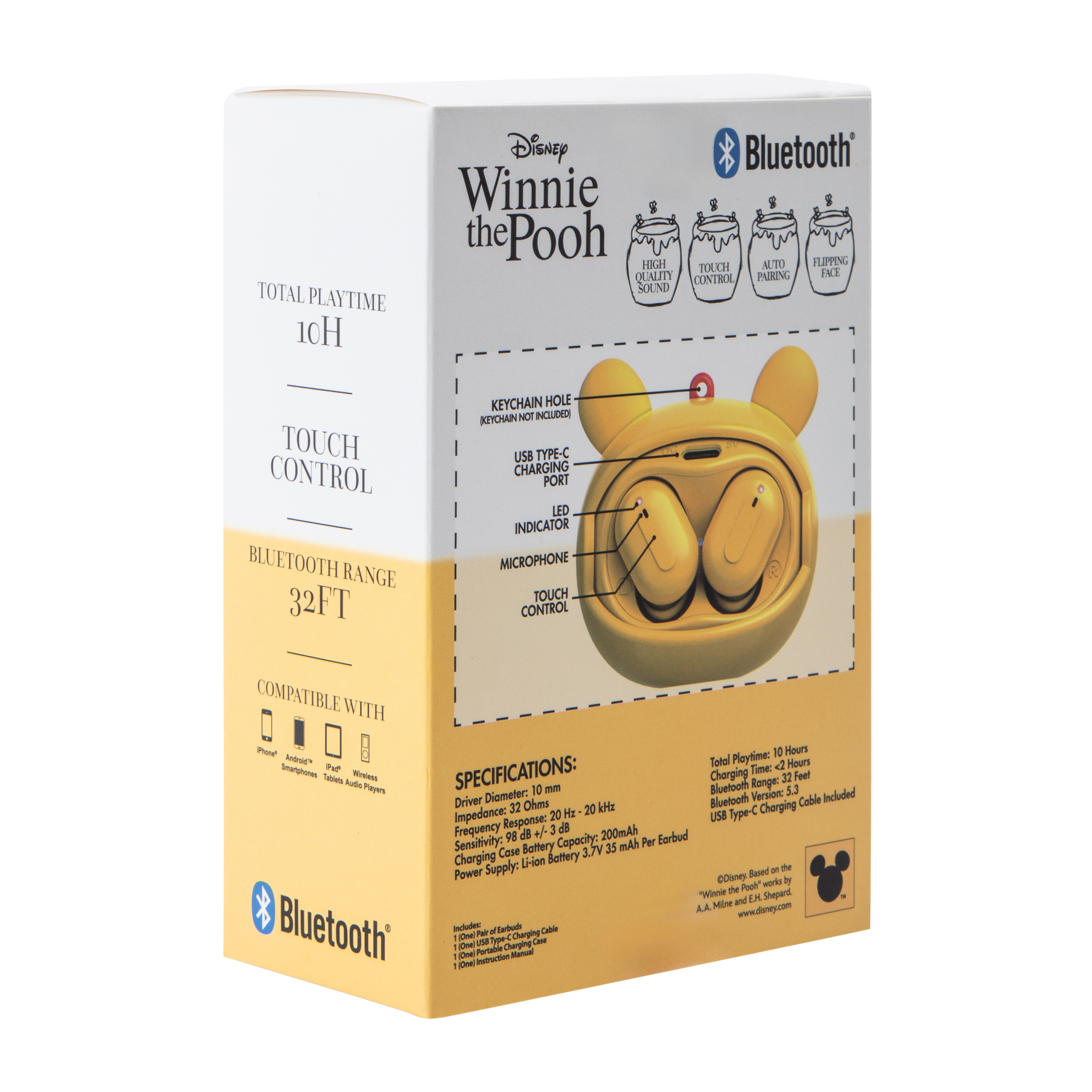 Disney Winnie The Pooh True Wireless Earbuds | Five Below