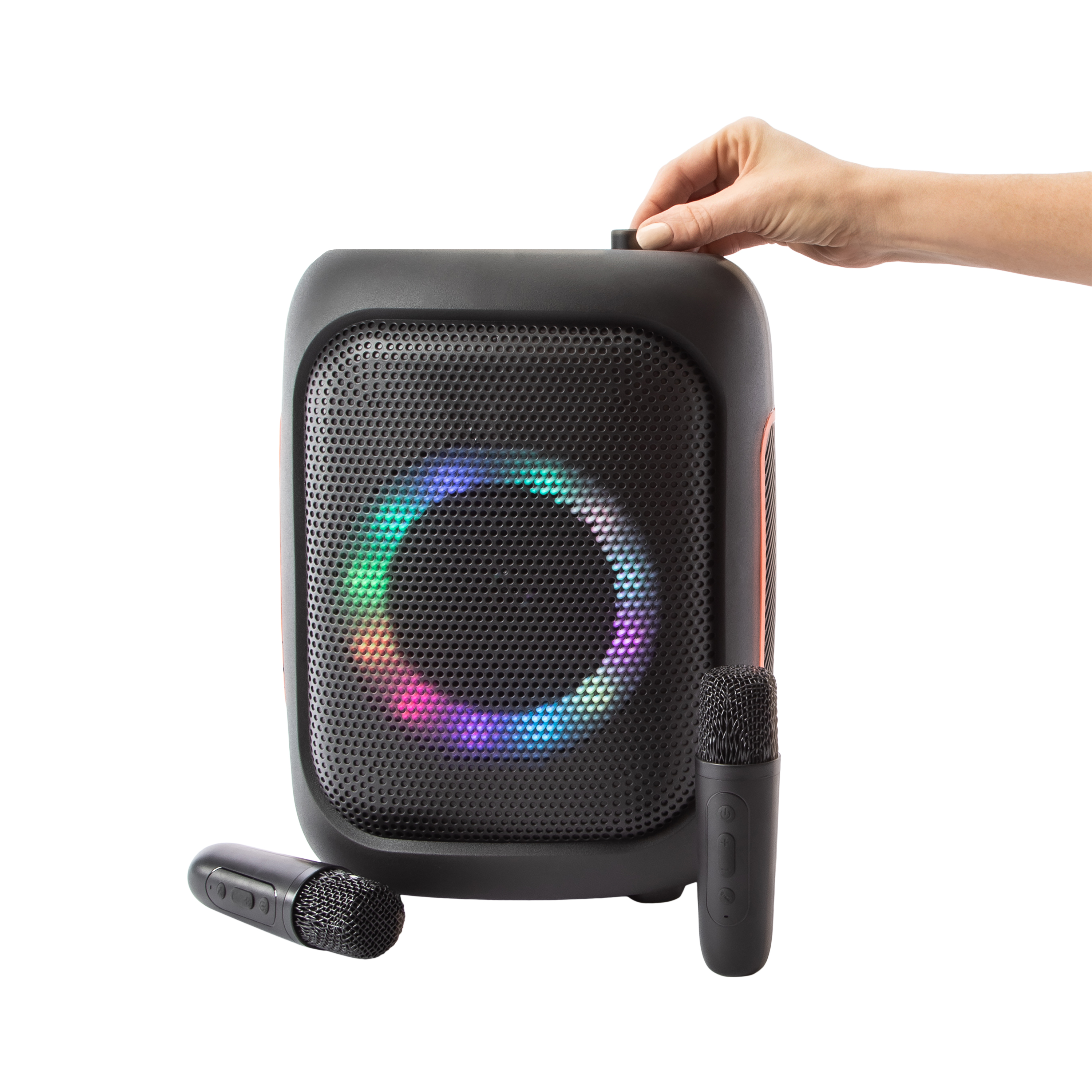 Bass Jaxx™ Karaoke Speaker With Wireless Microphones
