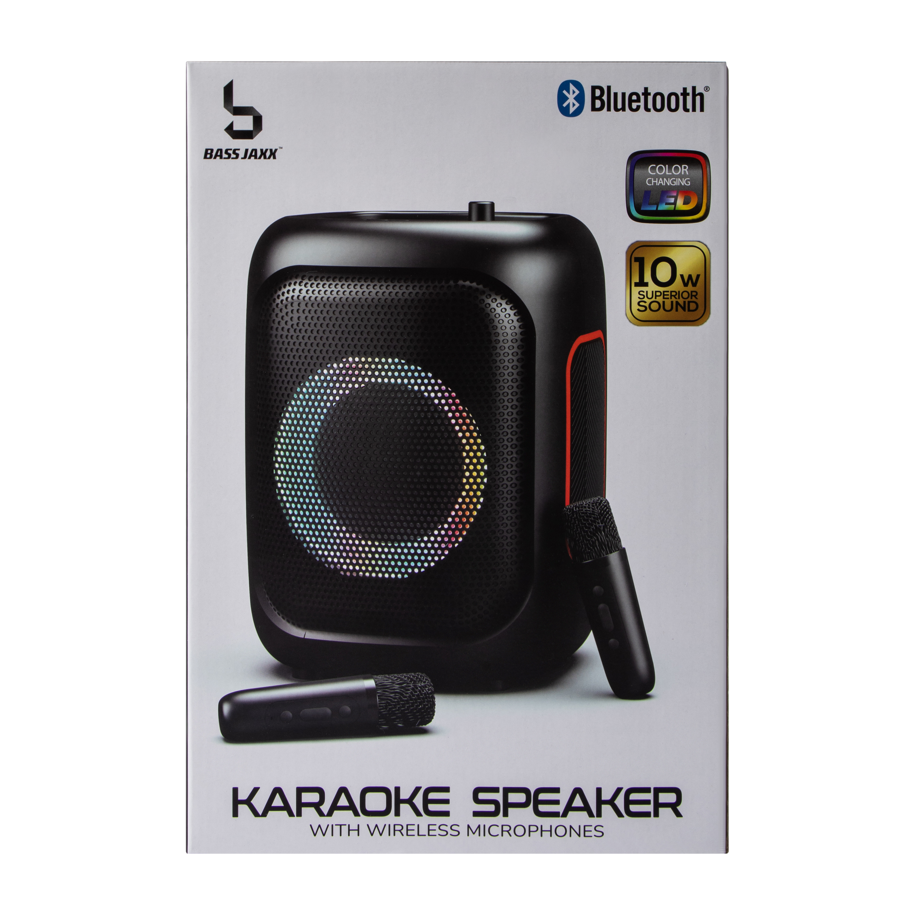 Bass Jaxx™ Karaoke Speaker With Wireless Microphones