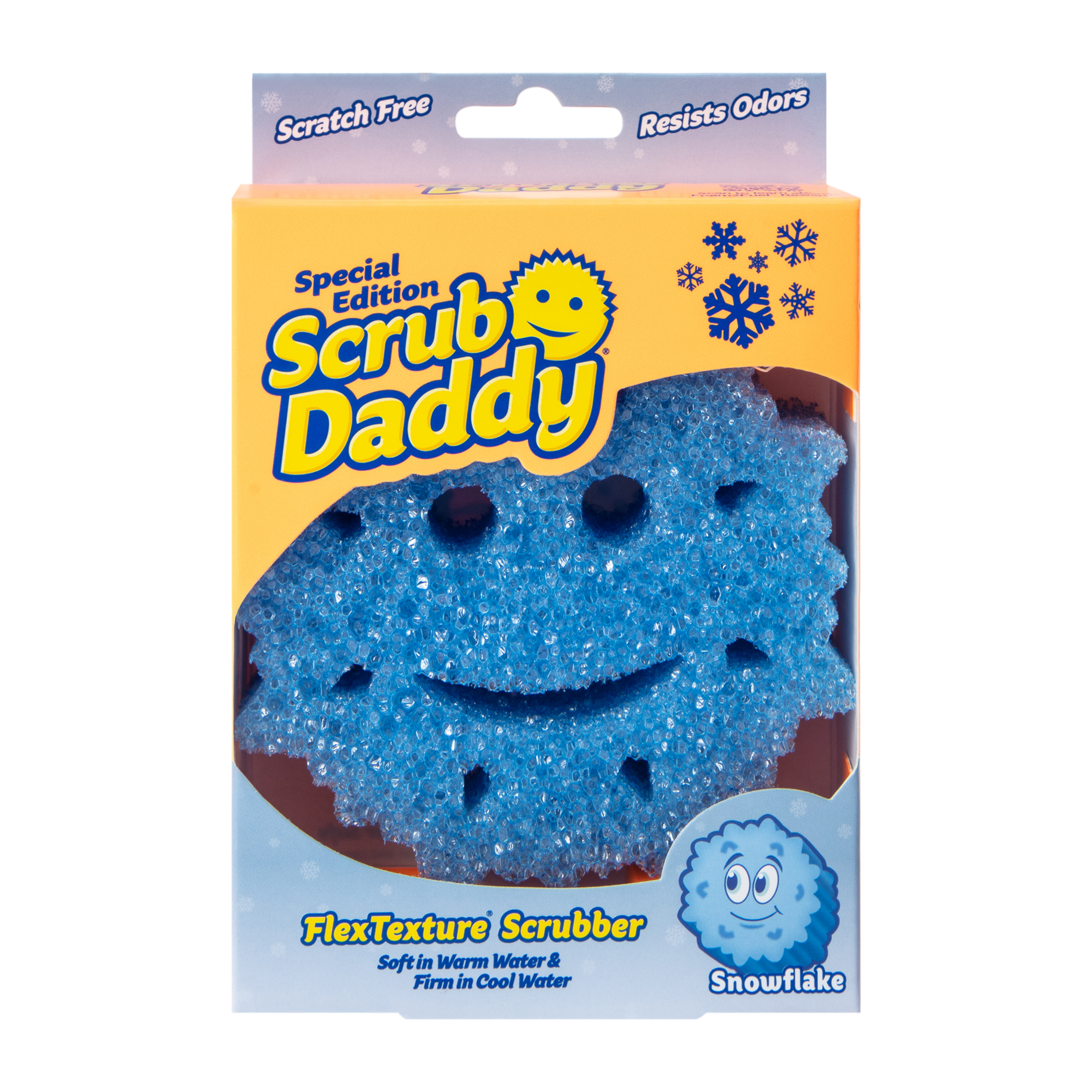 Scrub Daddy® Special Edition Snowflake FlexTexture® Scrubber
