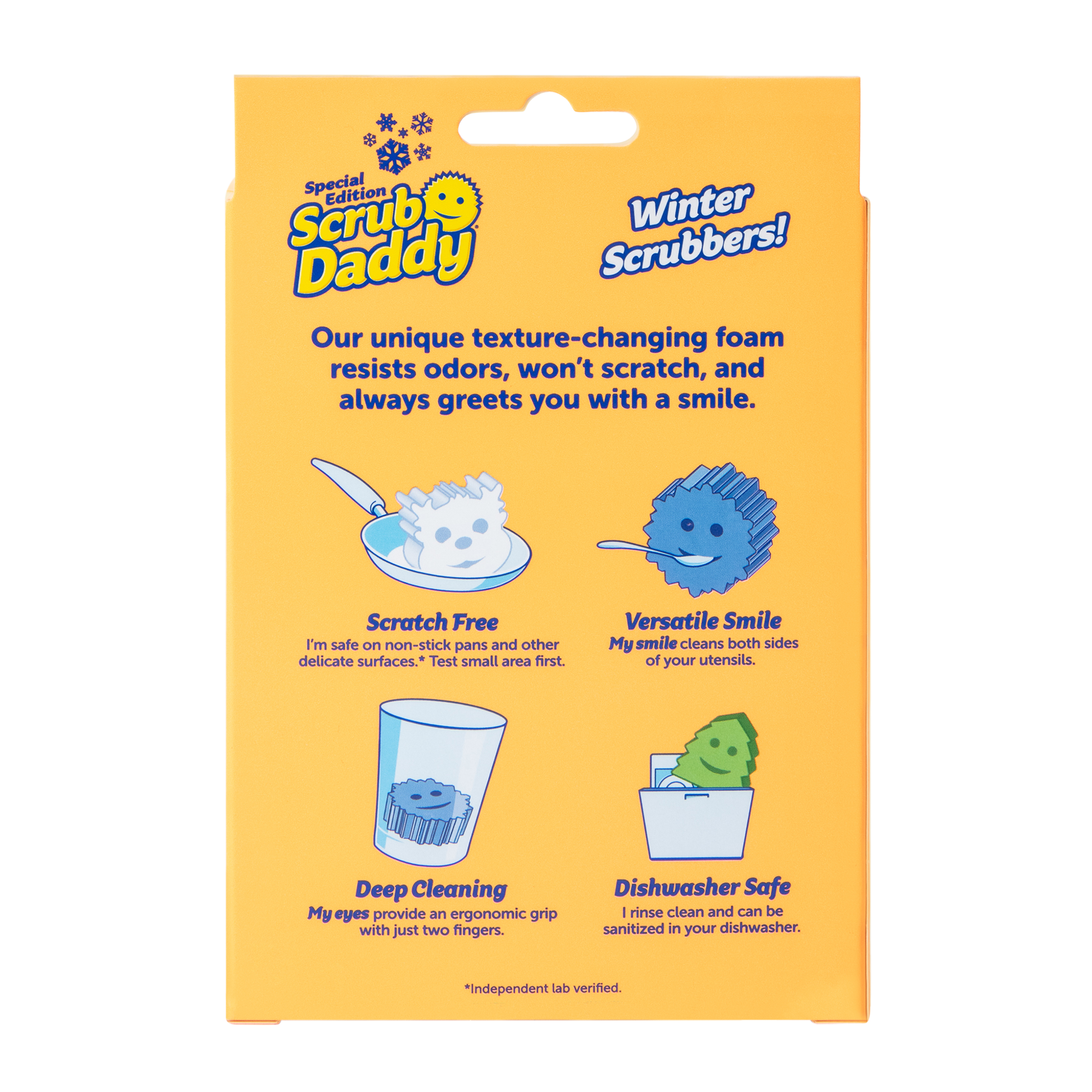 Scrub Daddy® Special Edition Snowflake FlexTexture® Scrubber