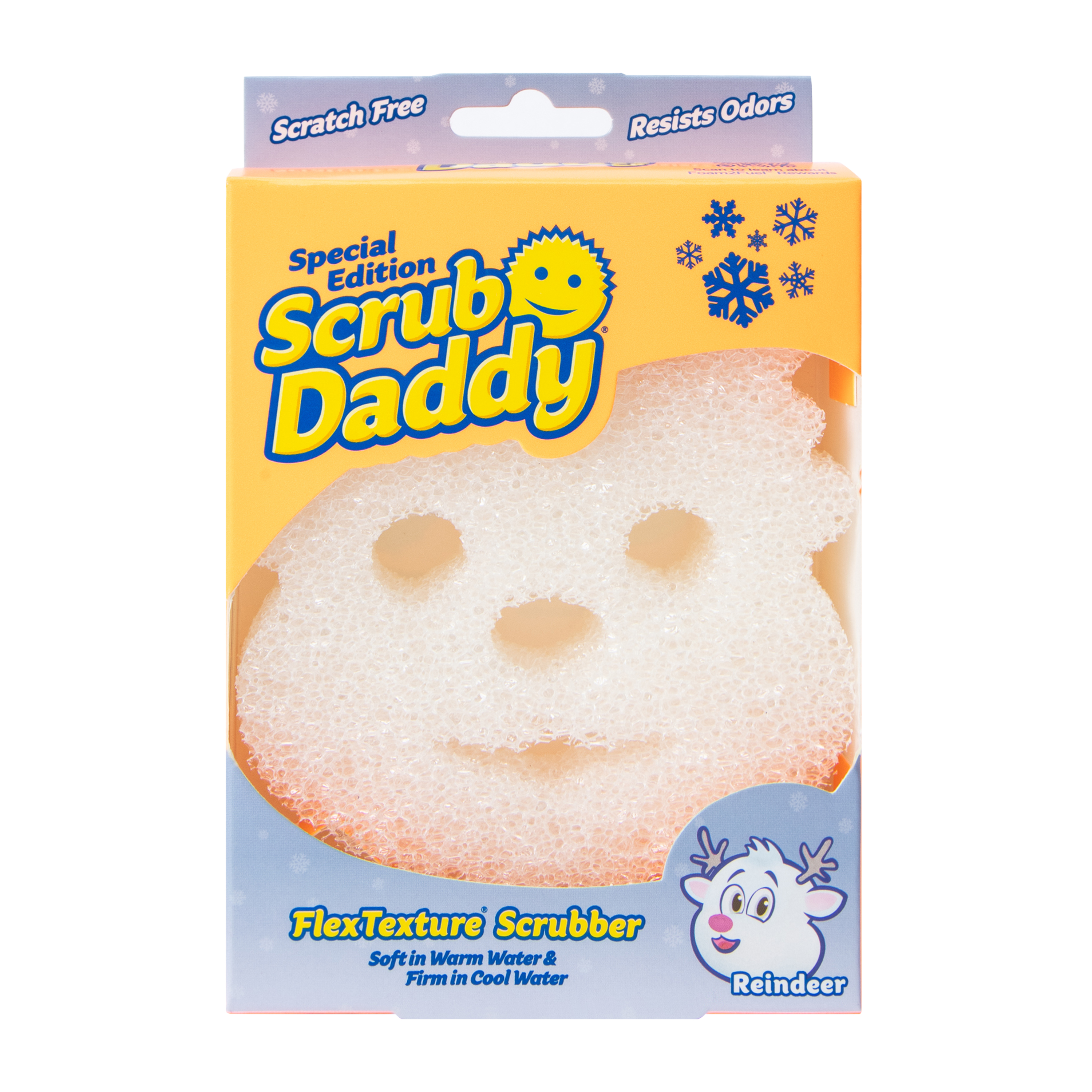 Scrub Daddy® Special Edition Reindeer FlexTexture® Scrubber