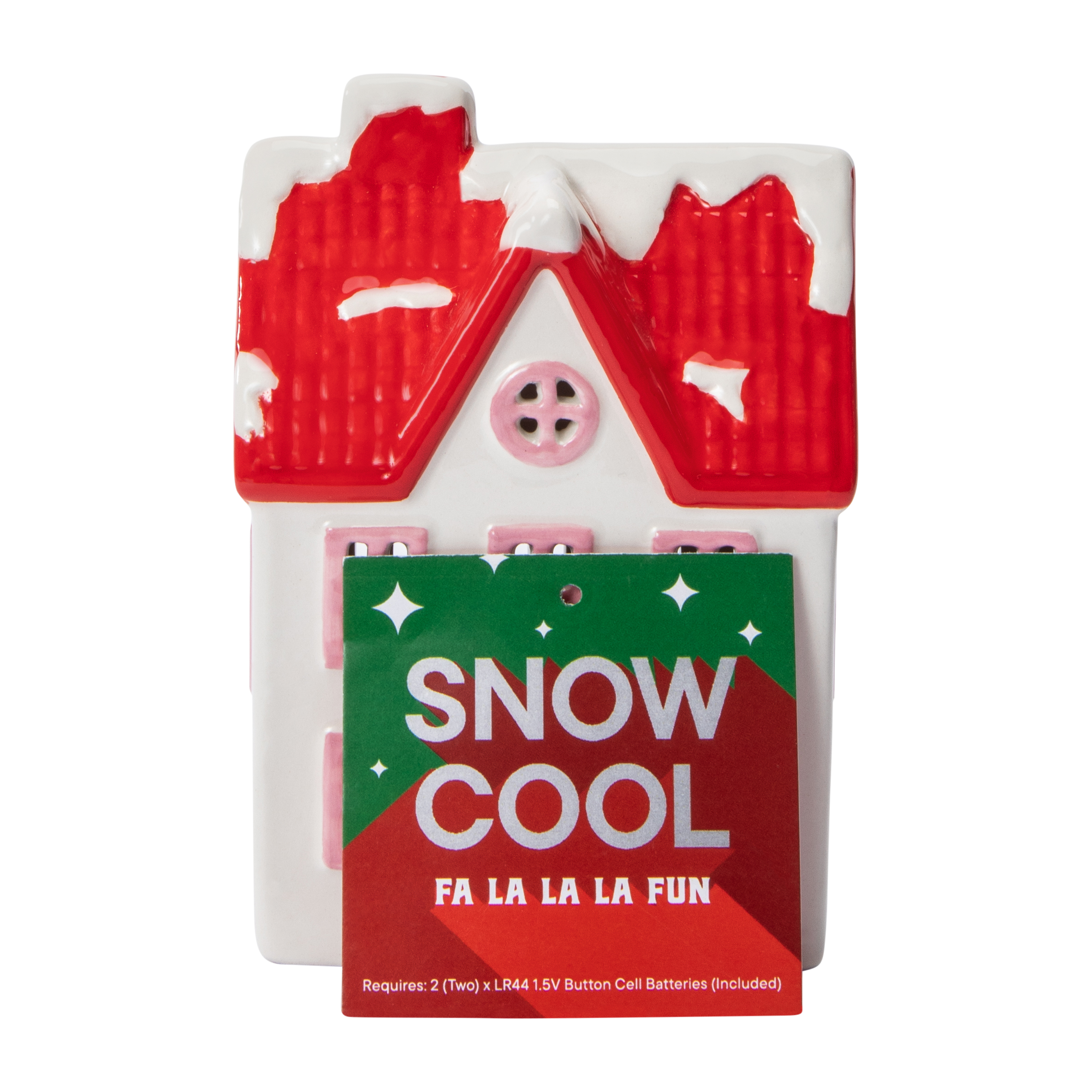 Snow Cool Christmas Ceramic House