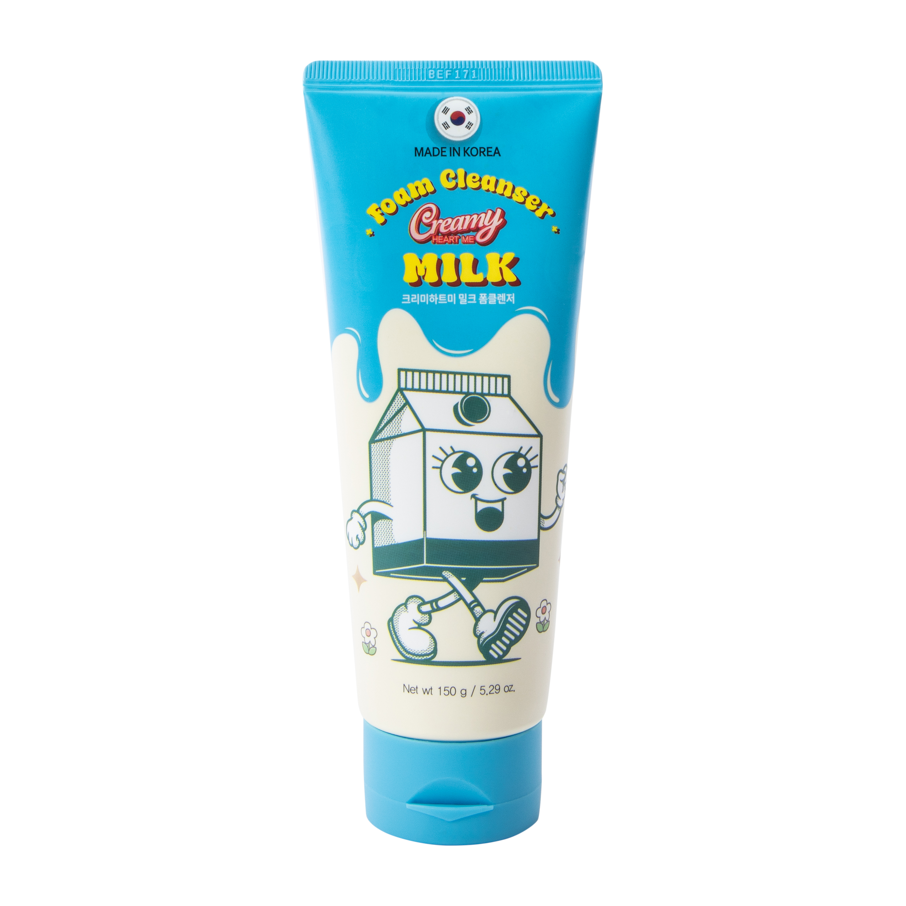 Creamy Heart Me Milk Foam Cleanser 5.29oz