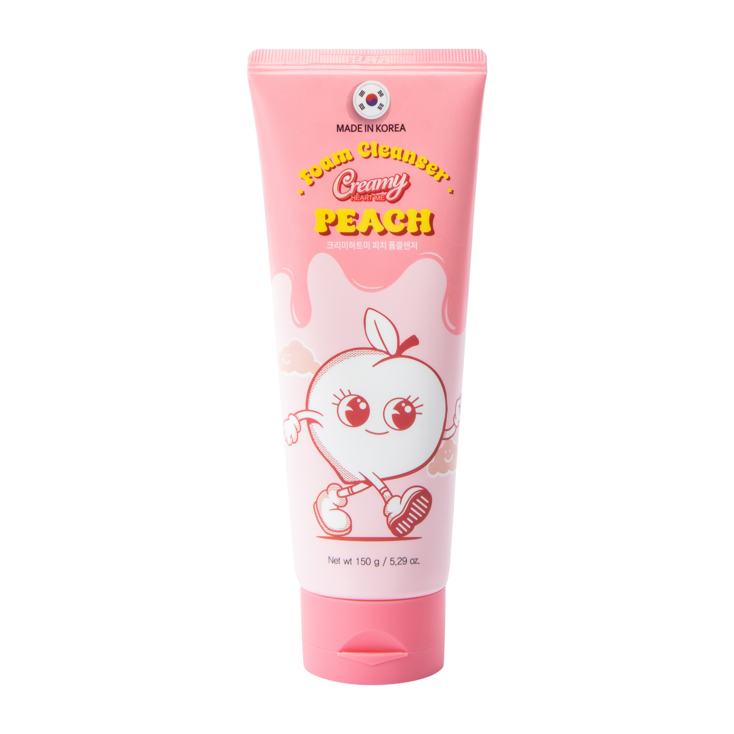 Creamy Heart Me Peach Foam Cleanser 5.29oz