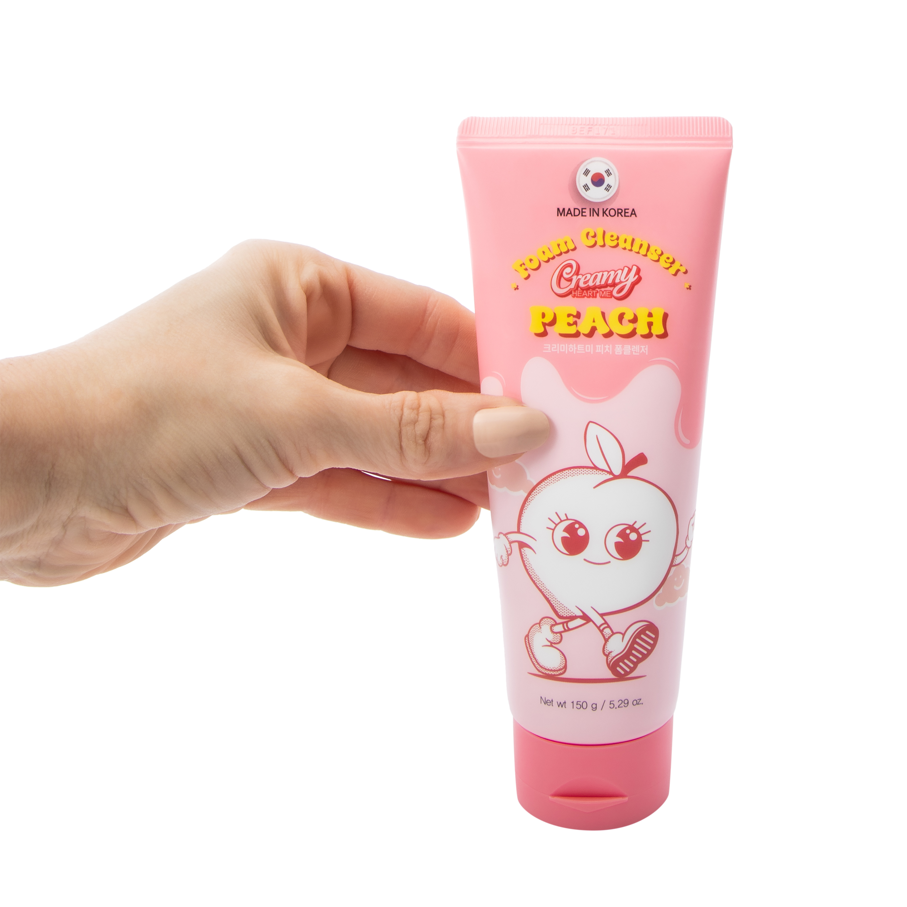Creamy Heart Me Peach Foam Cleanser 5.29oz