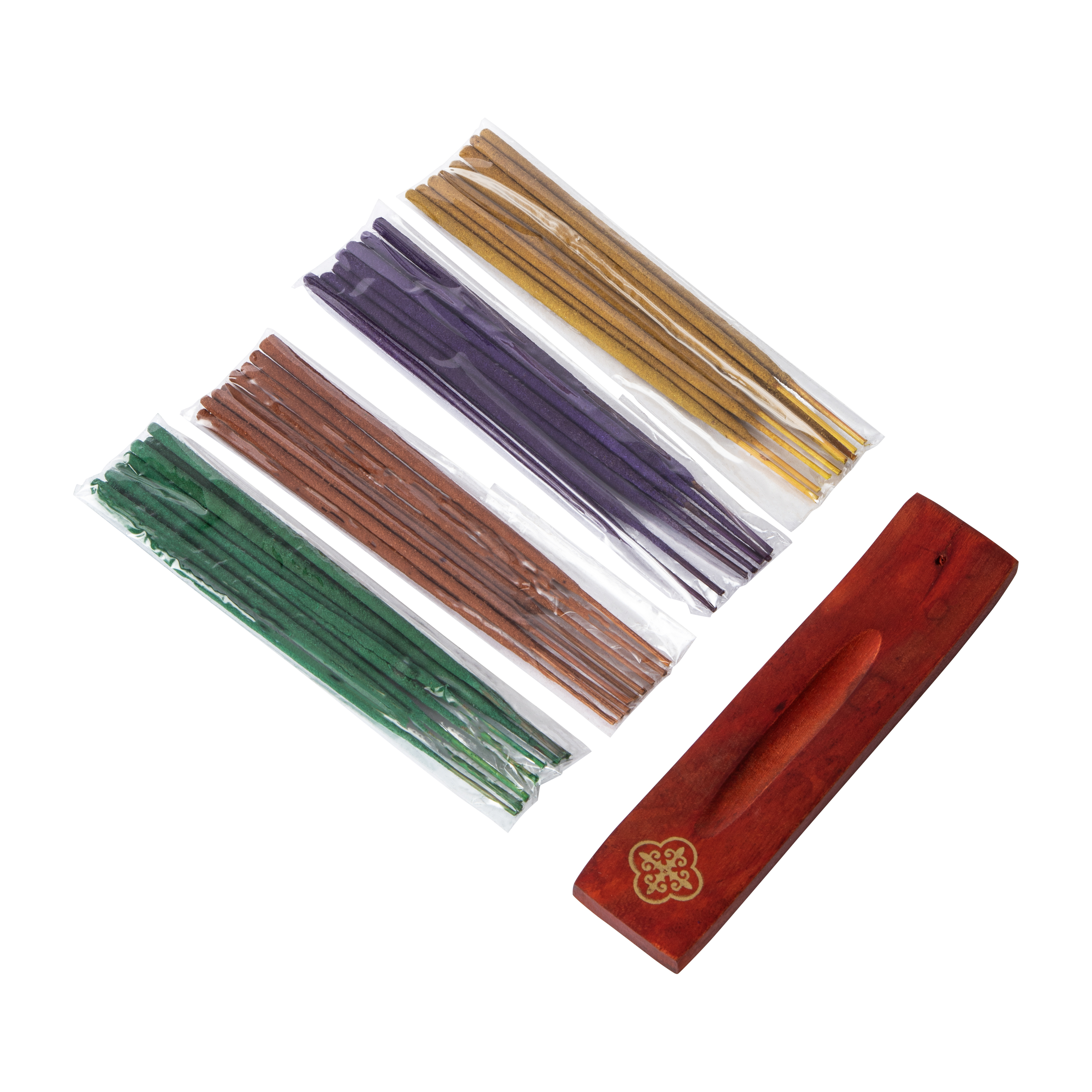 Quill & Ember Premium Incense With Wooden Burner Variety Pack
