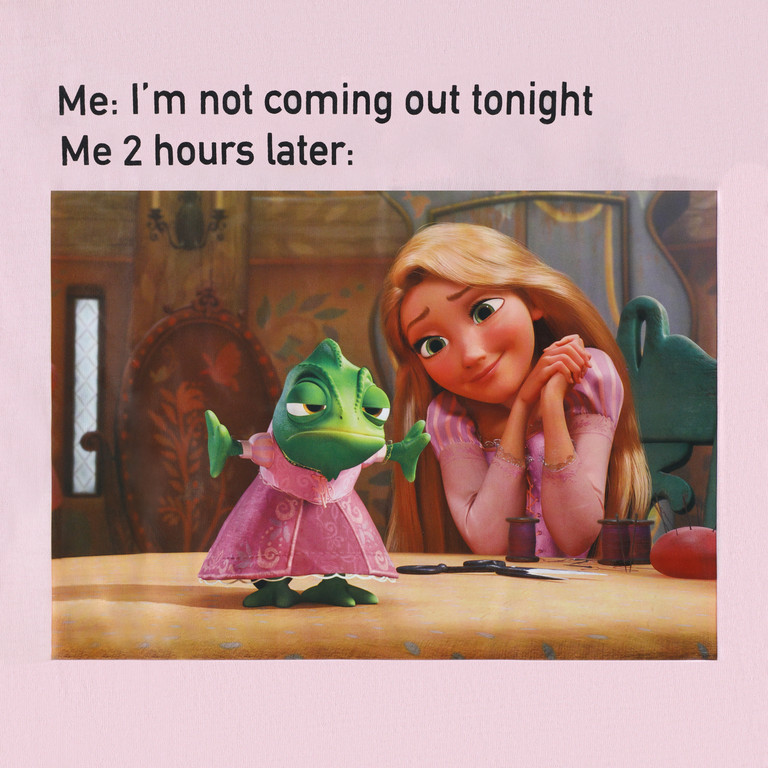 Disney Princess Tangled Meme Graphic Tee