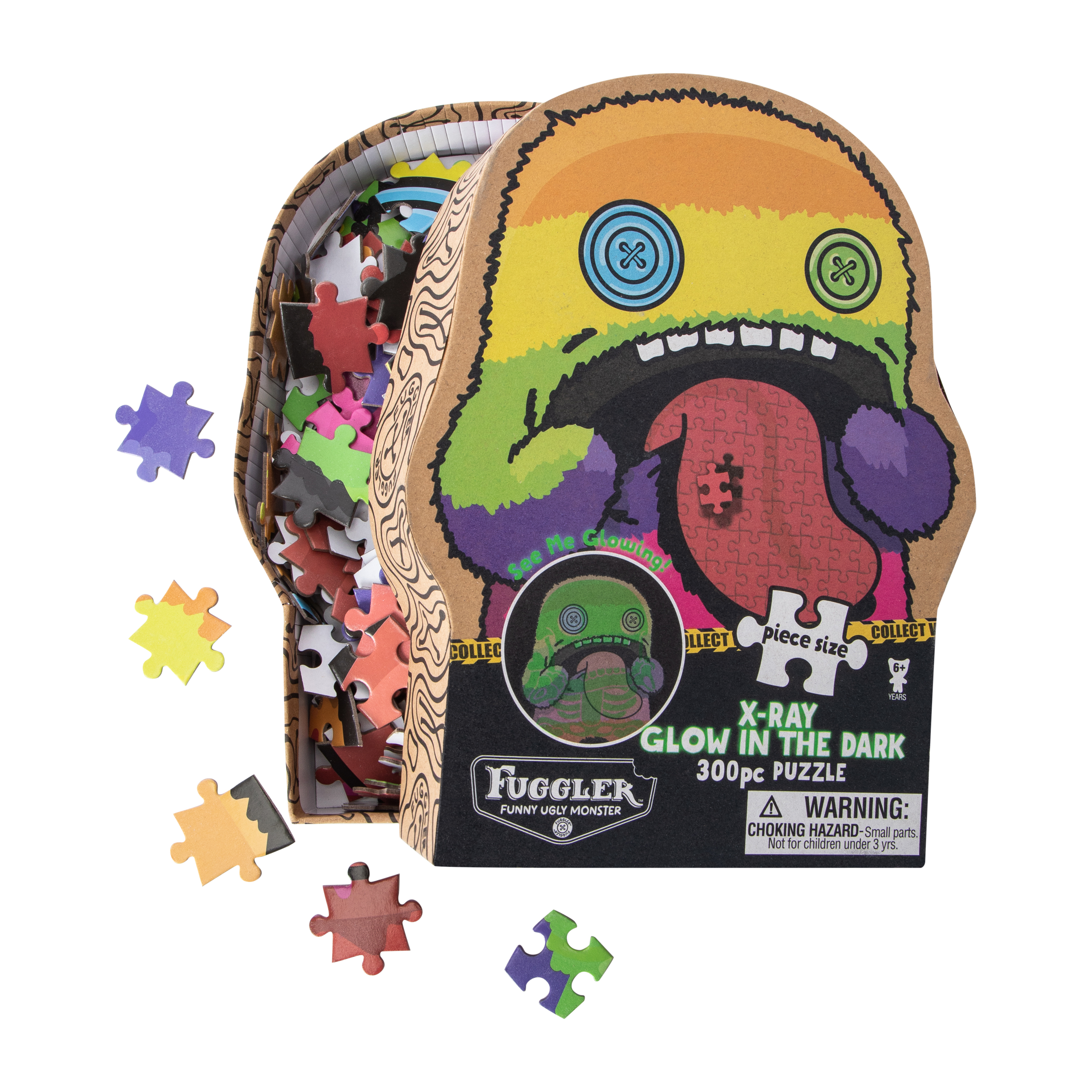 Fuggler™ X-Ray Glow In The Dark Puzzle 300-Pieces