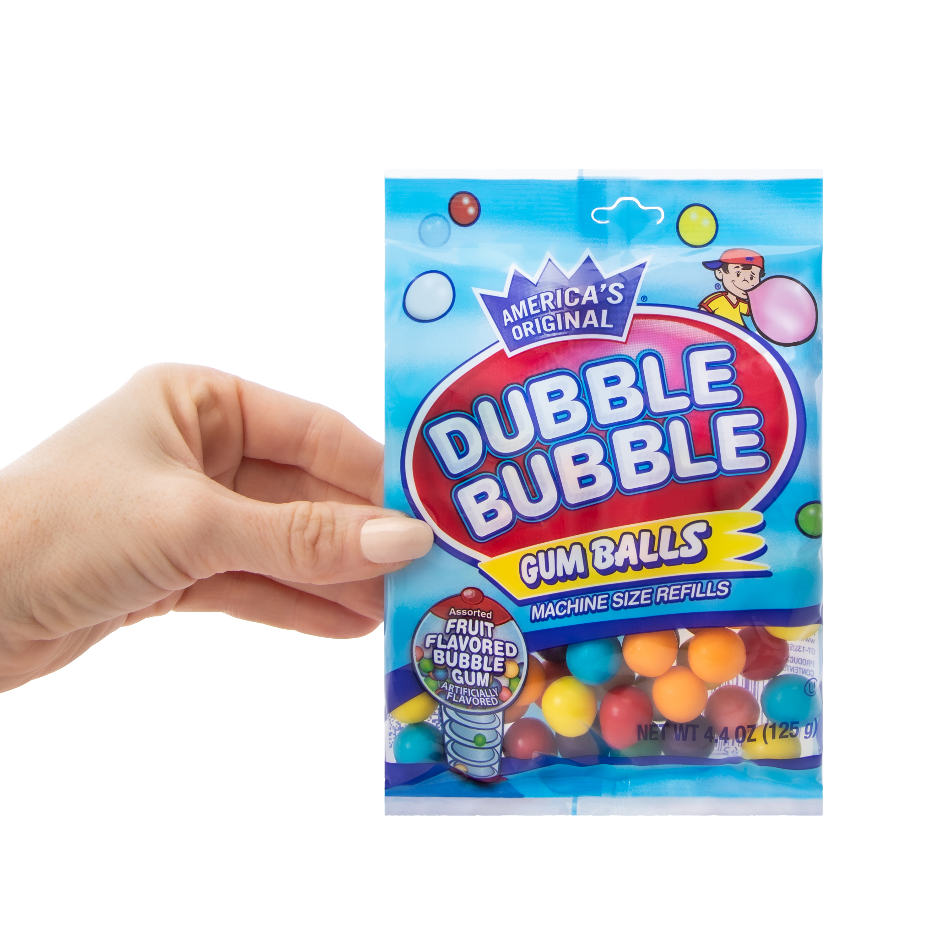 Dubble Bubble® Machine Size Refills Gum Balls 4.4oz