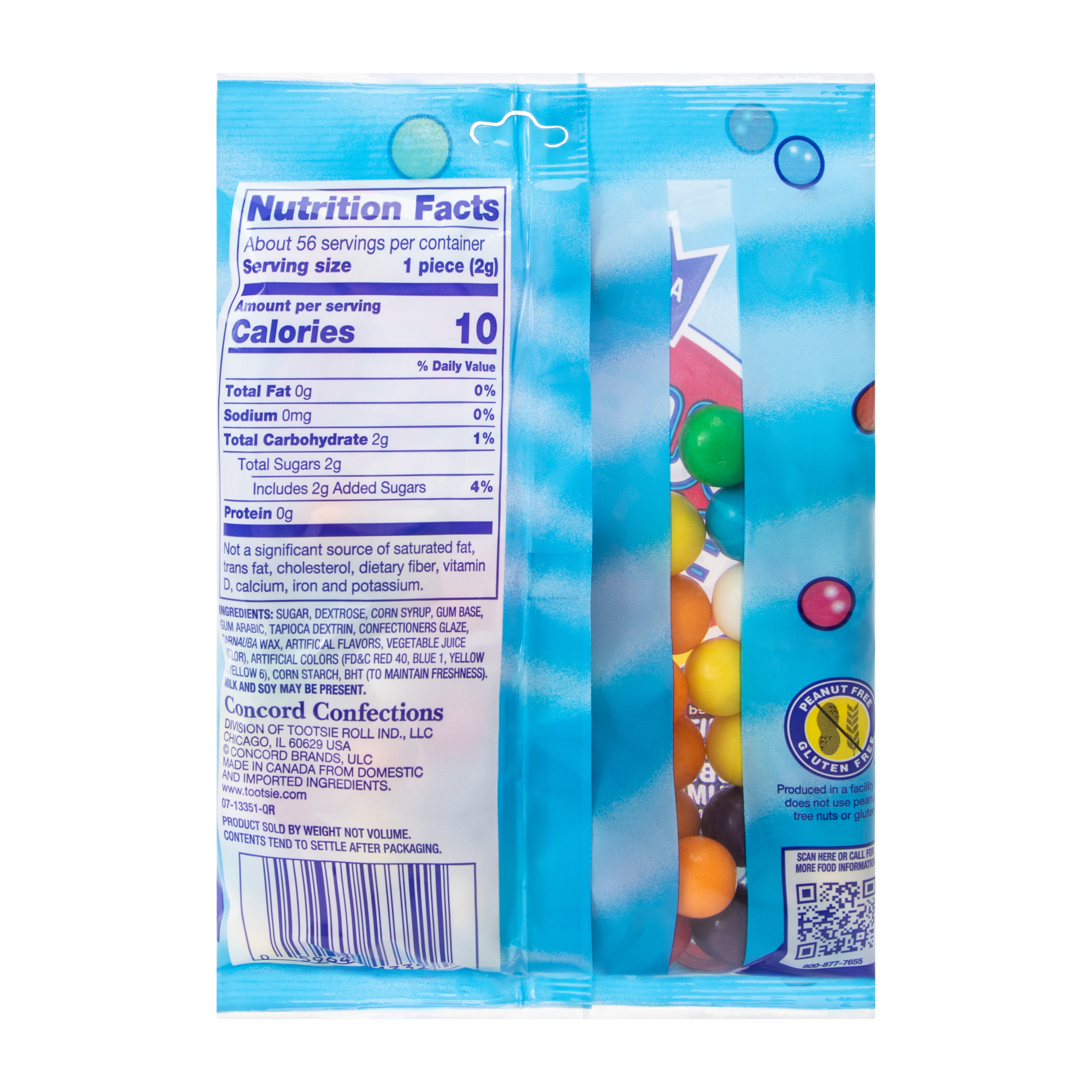 Dubble Bubble® Machine Size Refills Gum Balls 4.4oz