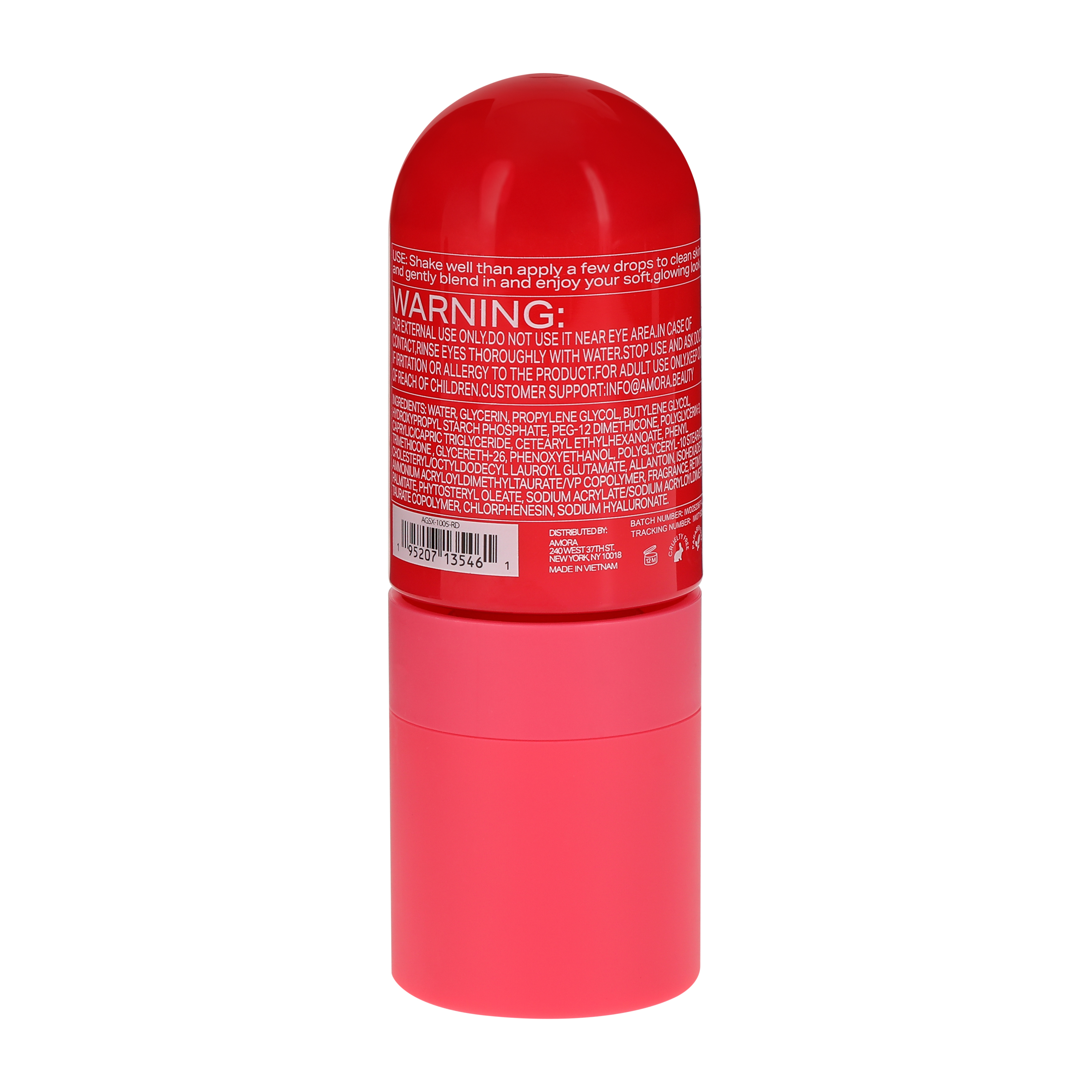 Amora Glow Strawberry Soft Focus Face Drops 1.5oz