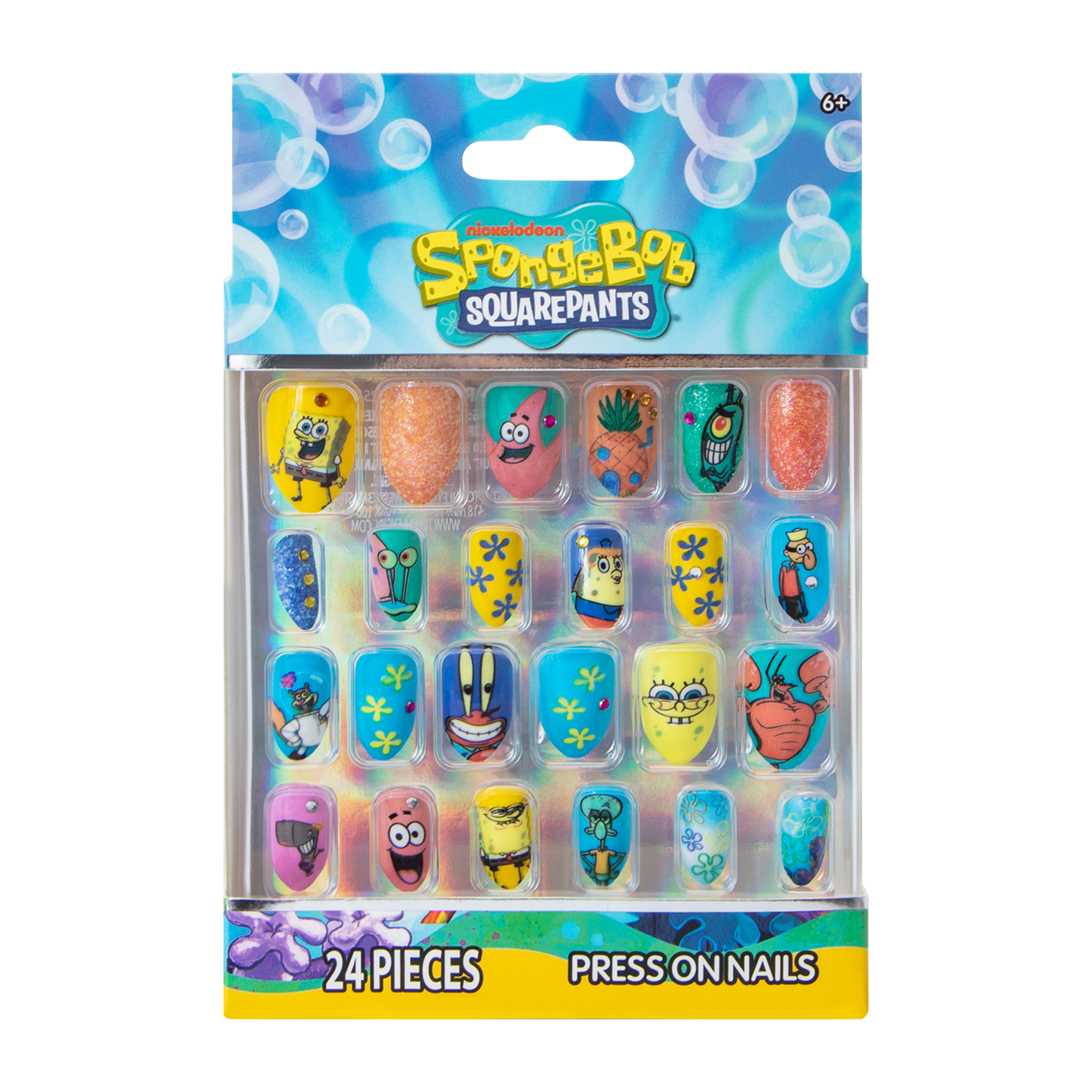 SpongeBob SquarePants™ Press On Nails 24-Pack