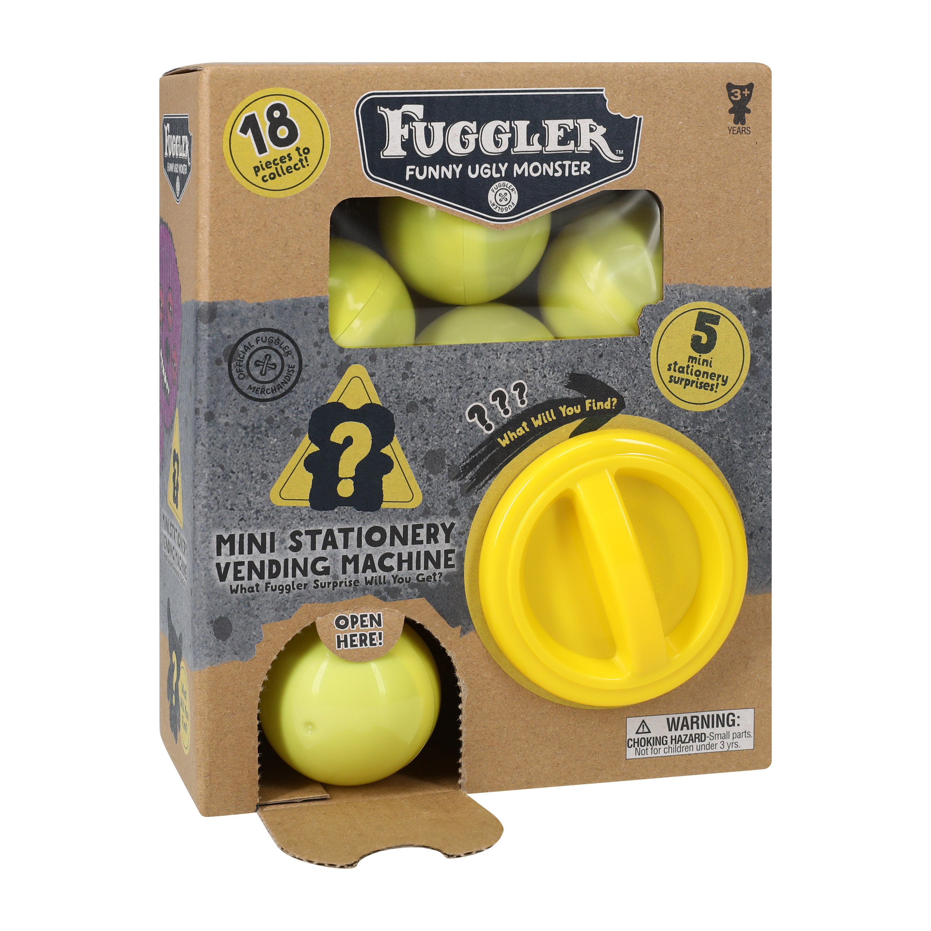 Fuggler™ Mini Stationery Vending Machine Set (Styles May Vary)