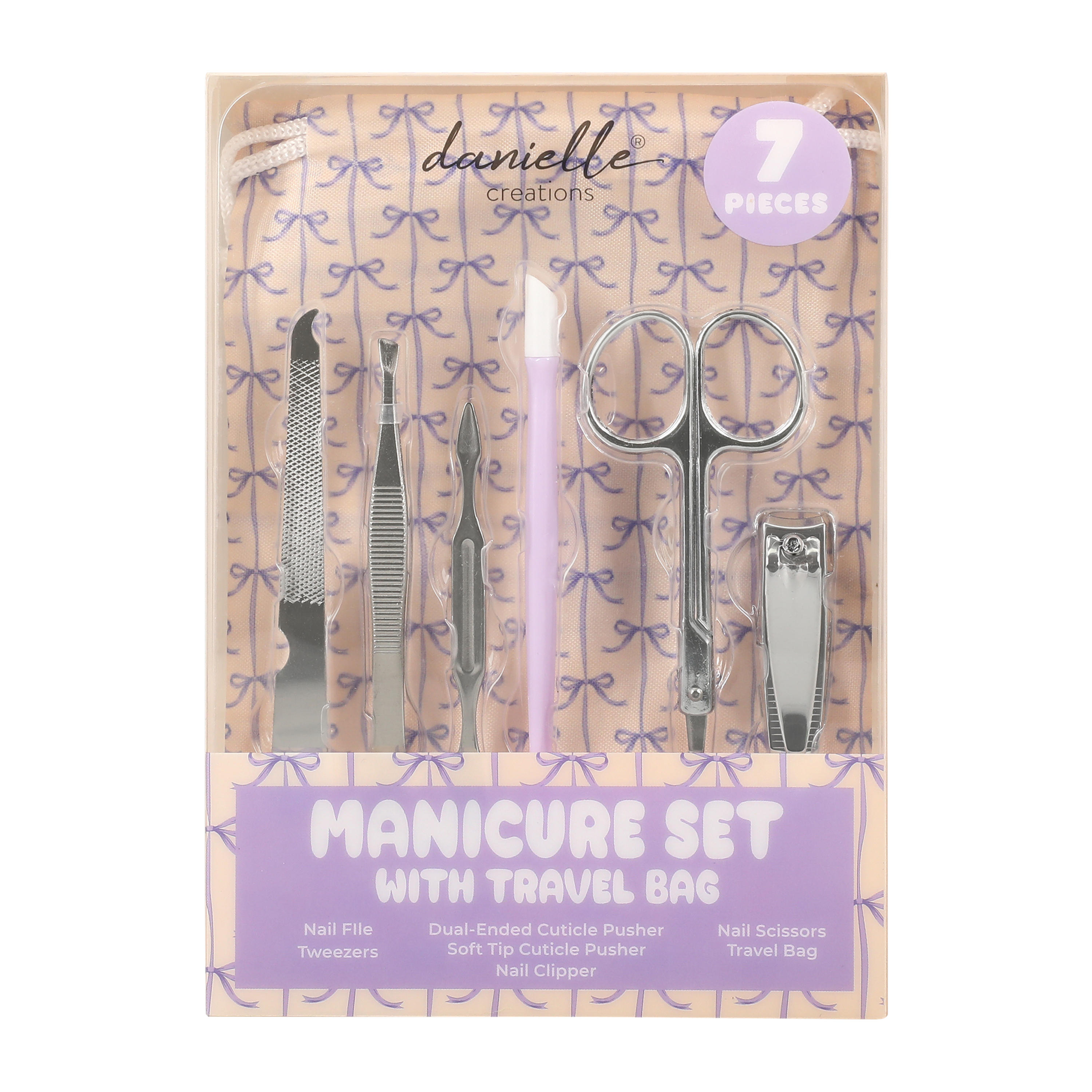 Danielle Creations® Manicure Set With Travel Bag
