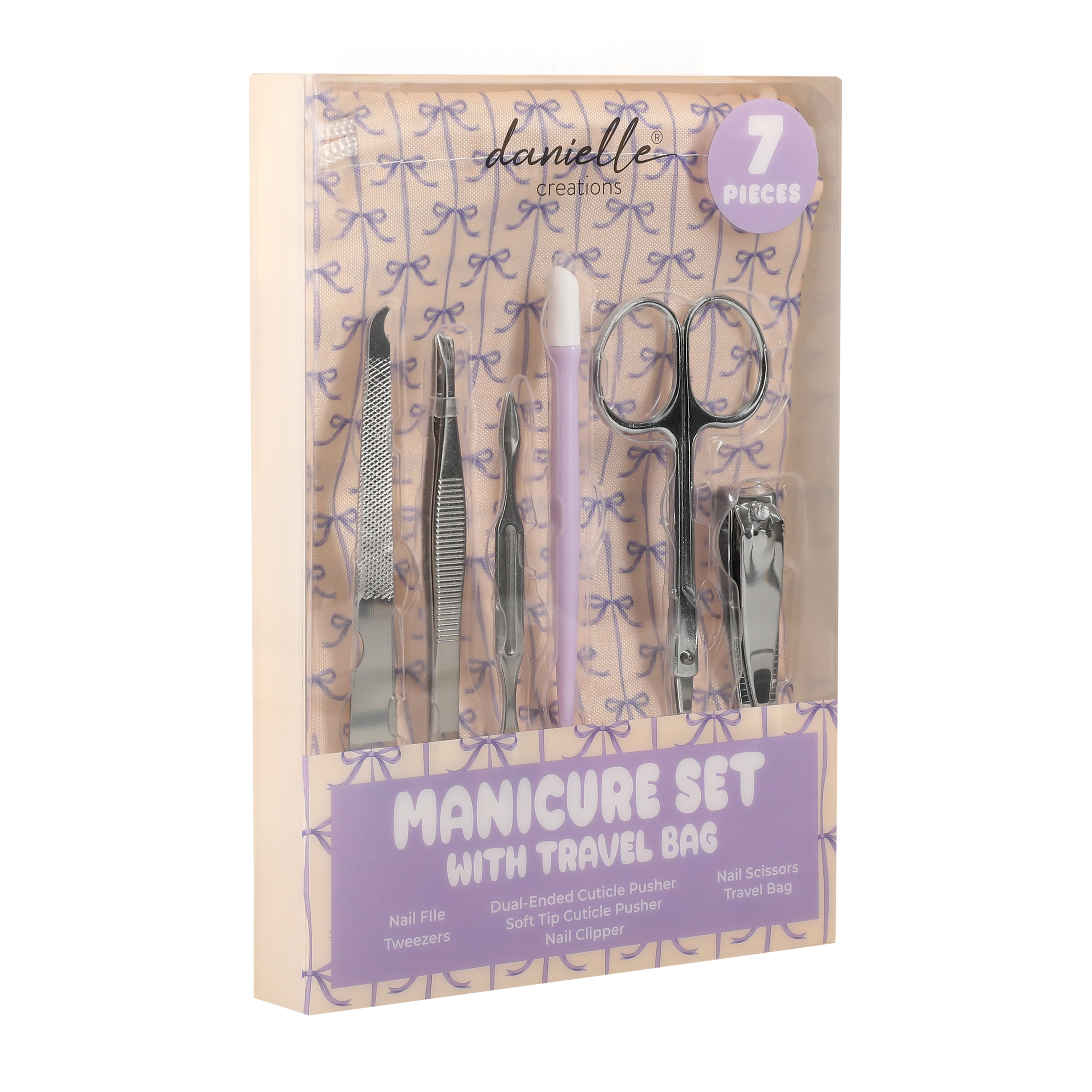 Danielle Creations® Manicure Set With Travel Bag