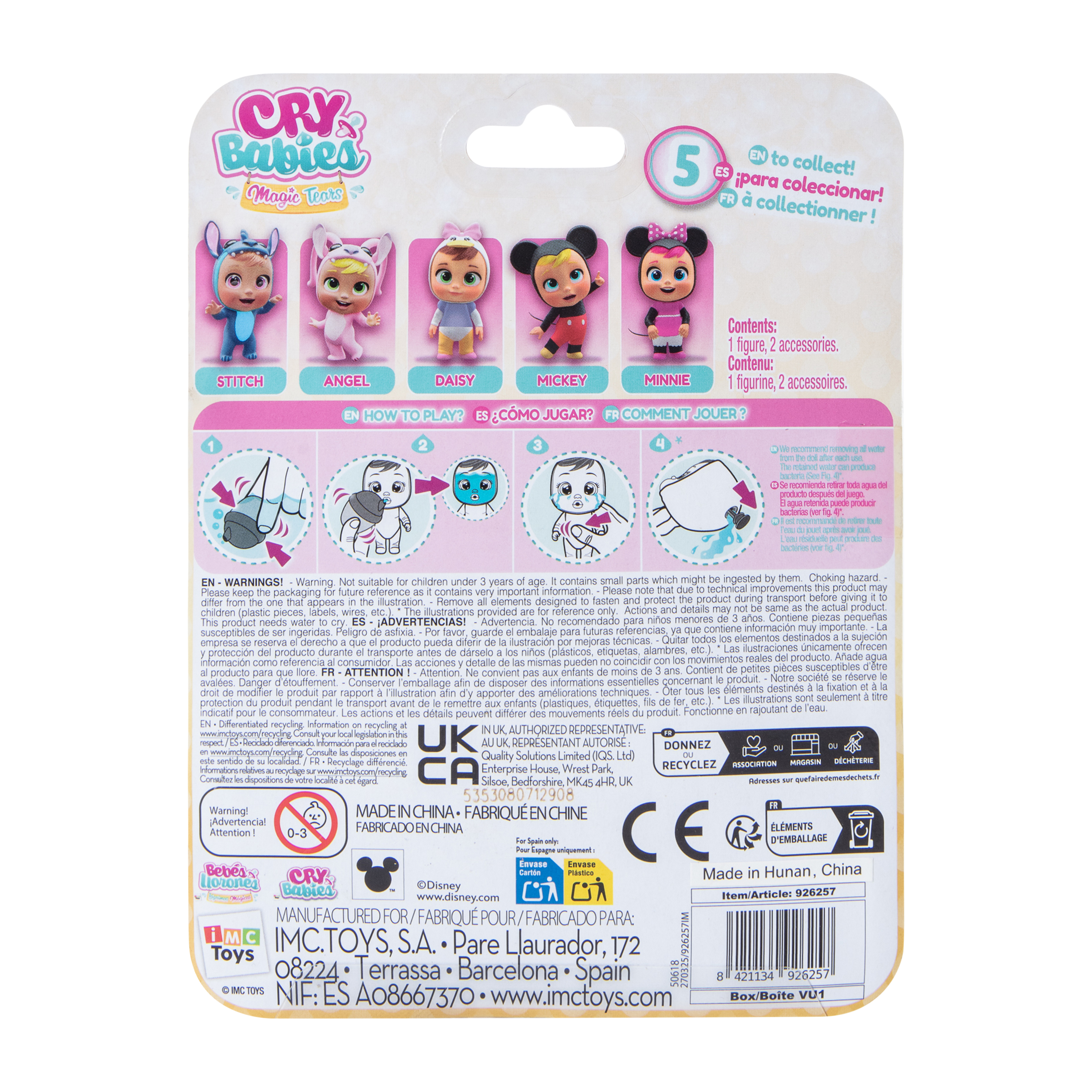 Cry Babies Magic Tears X Disney Toy